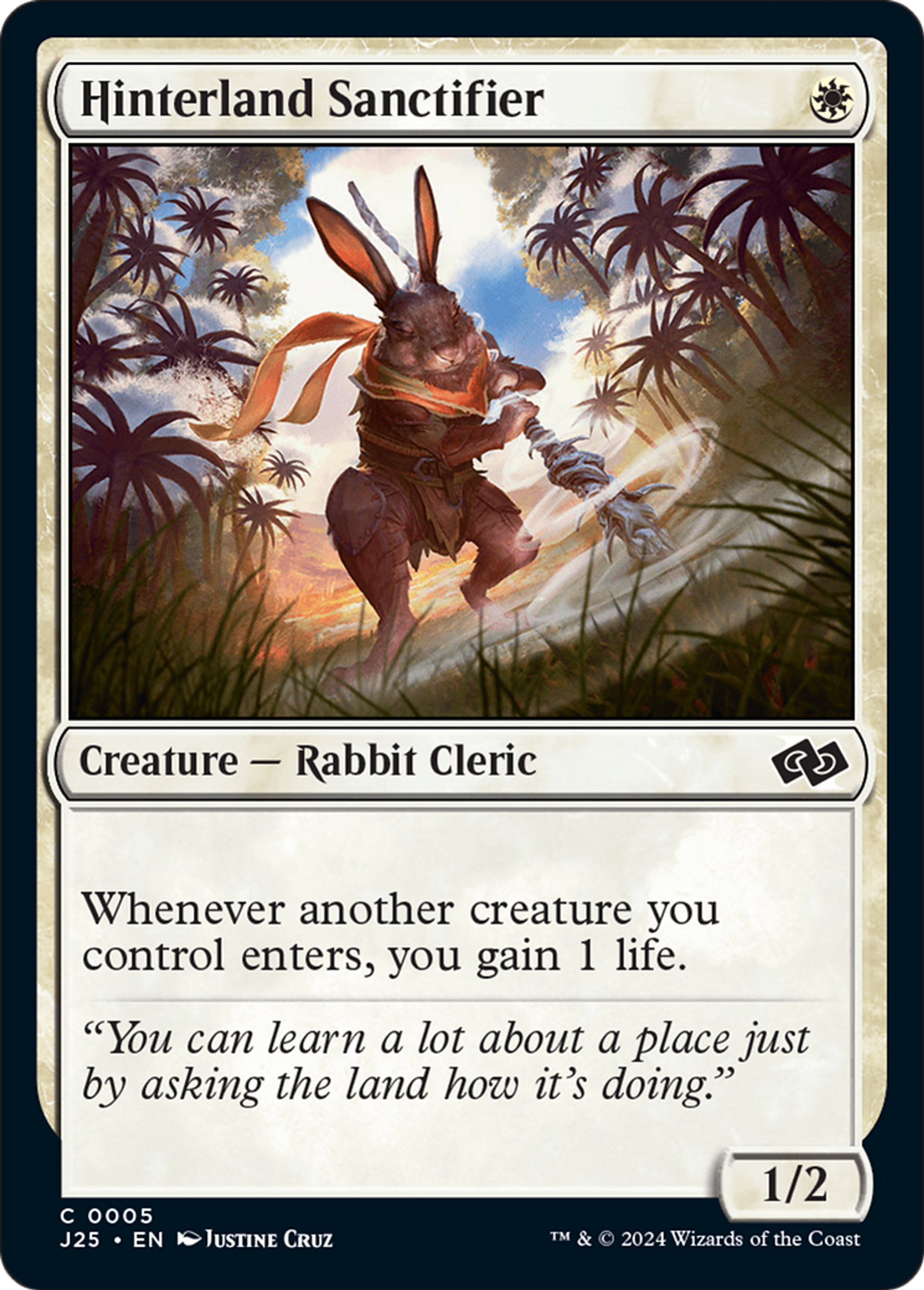 Hinterland Sanctifier — Foundations Jumpstart — Magic: The Gathering