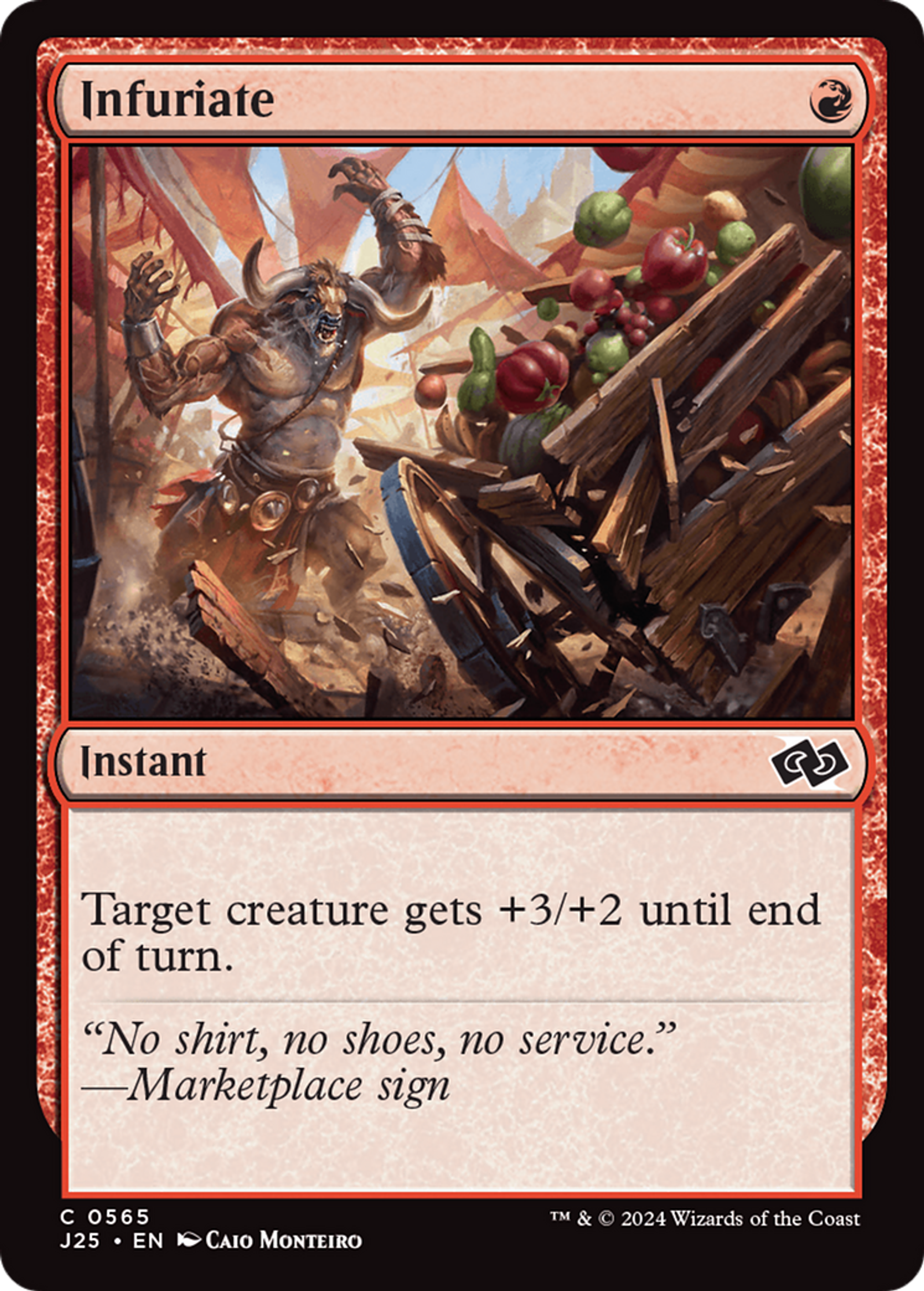 Infuriate — Foundations Jumpstart — Magic: The Gathering