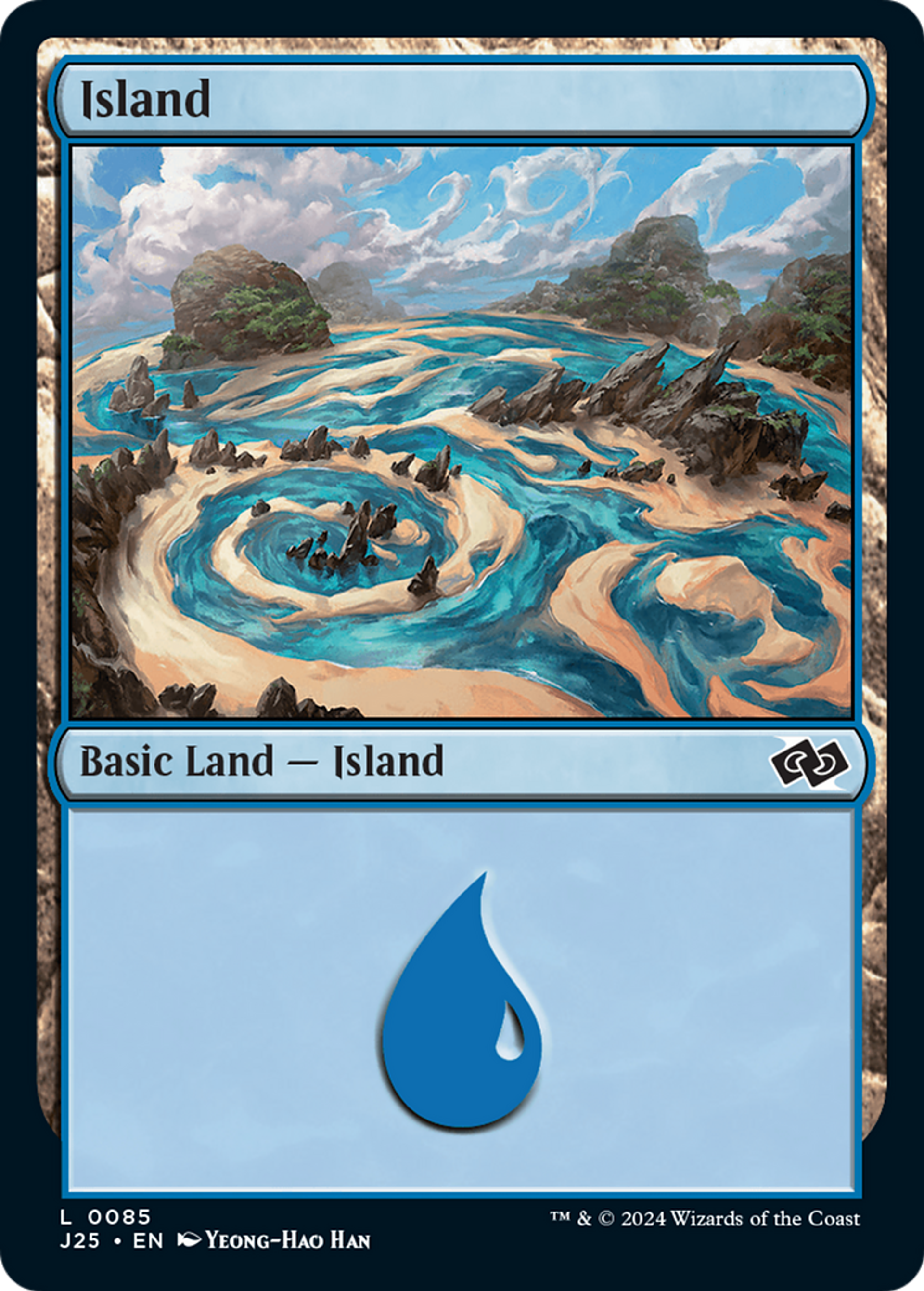 Island — Foundations Jumpstart — Magic: The Gathering