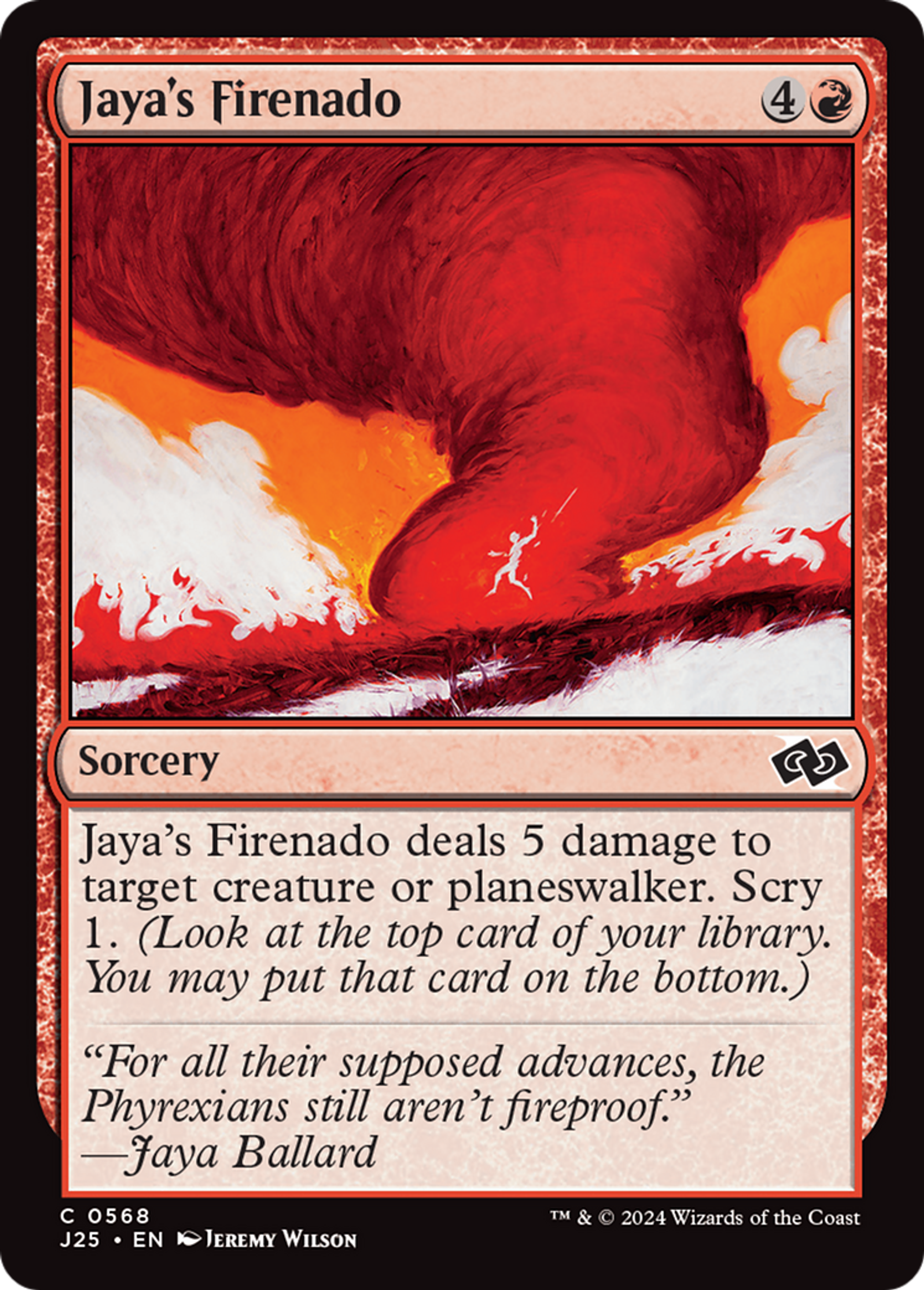Jaya's Firenado — Foundations Jumpstart — Magic: The Gathering