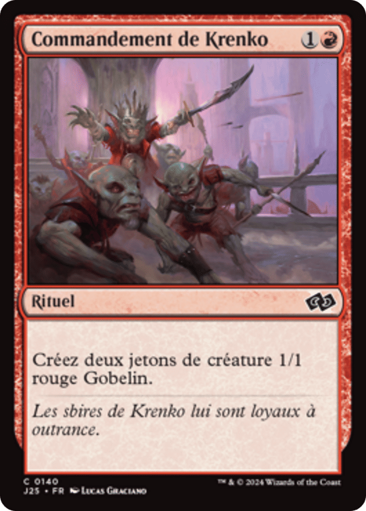 Commandement de Krenko from Foundations Jumpstart - Magic: The Gathering