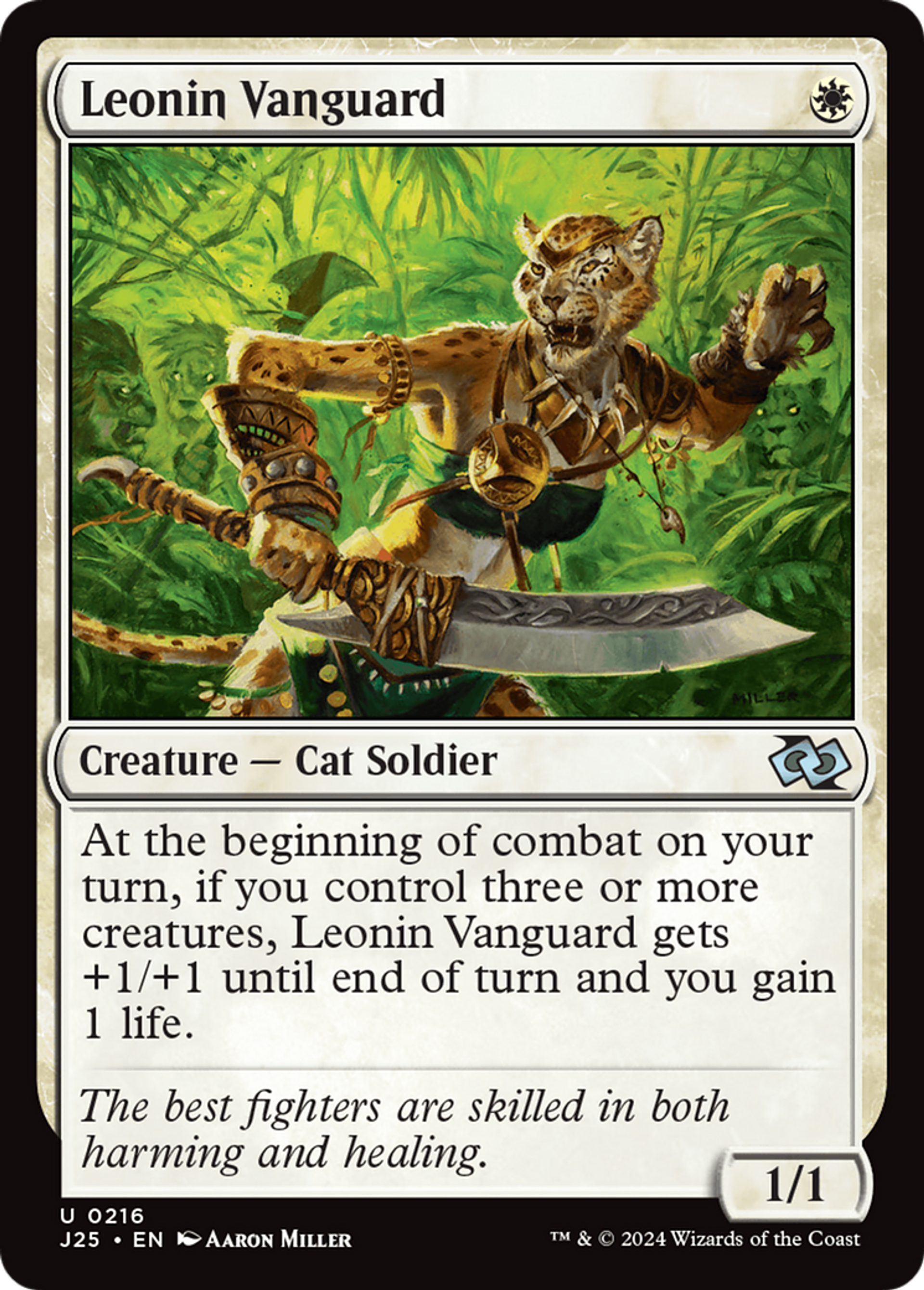 Leonin Vanguard — Foundations Jumpstart — Magic: The Gathering