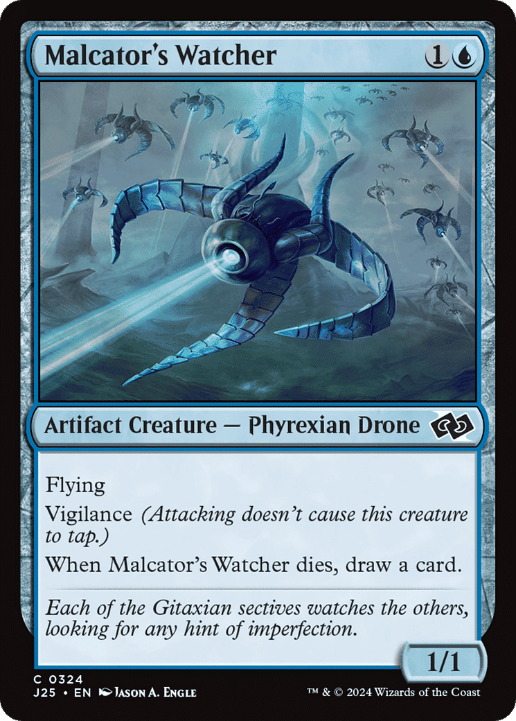 Malcator's Watcher — Foundations Jumpstart — Magic: The Gathering