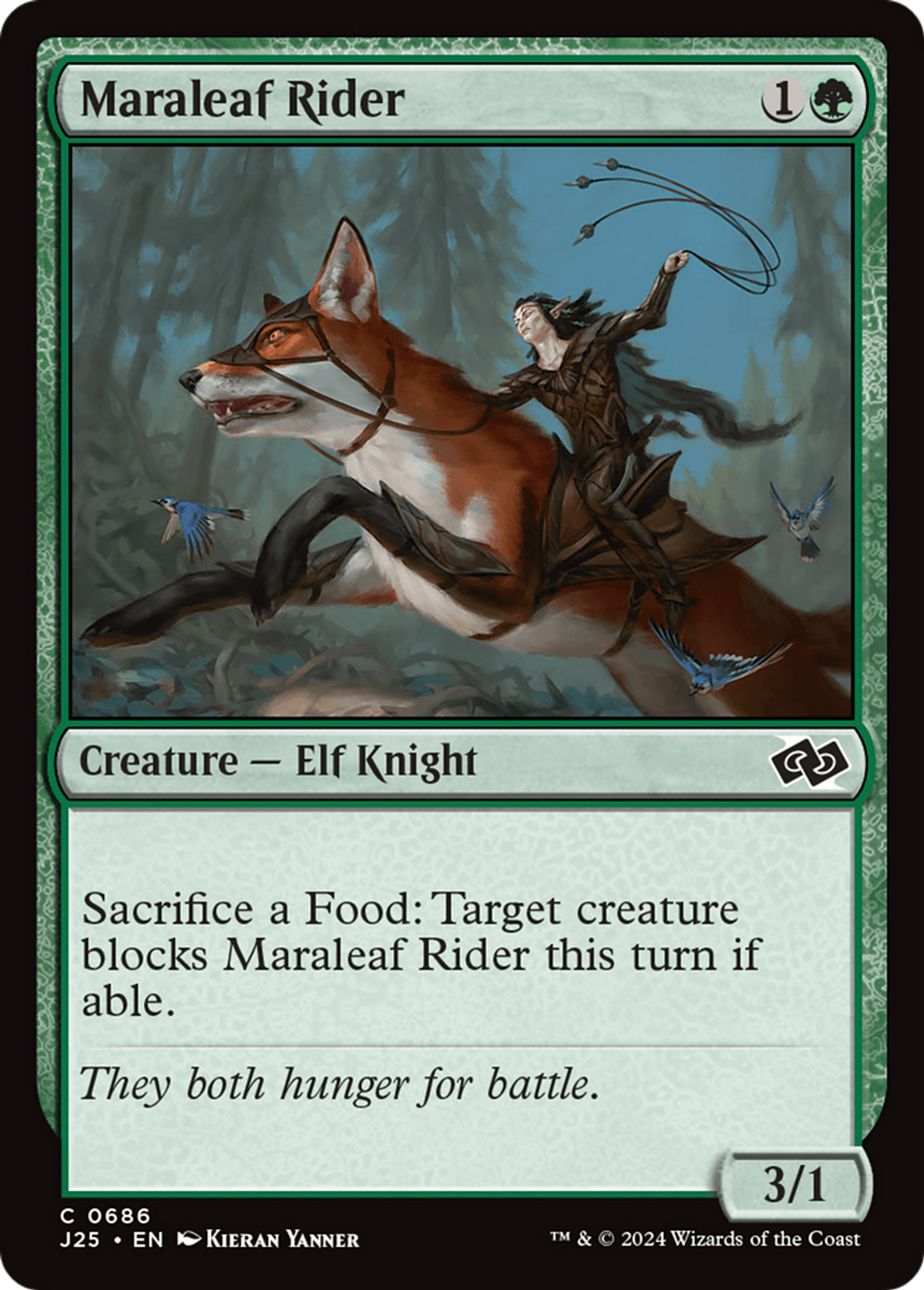 Maraleaf Rider — Foundations Jumpstart — Magic: The Gathering