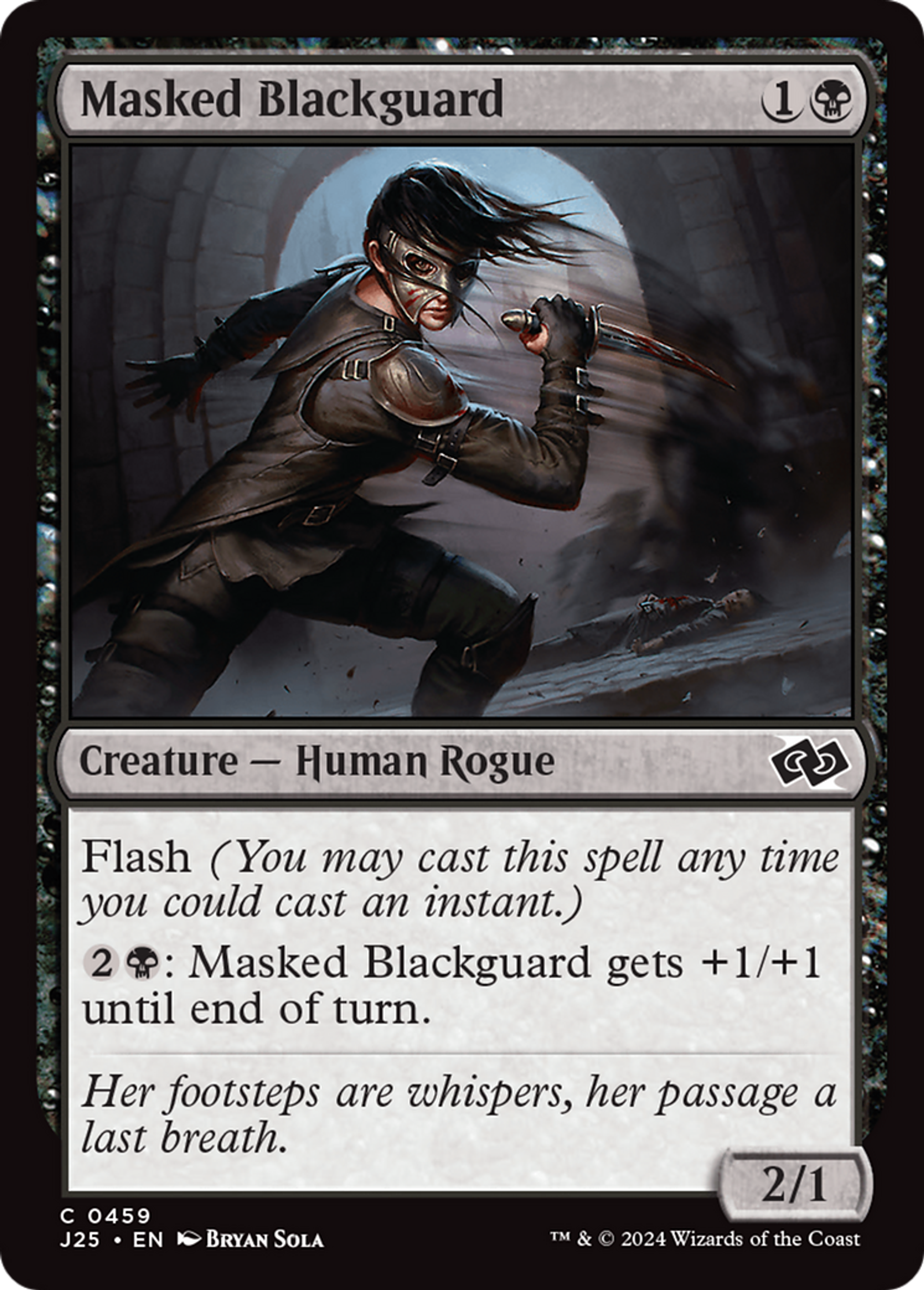 Masked Blackguard — Foundations Jumpstart — Magic: The Gathering