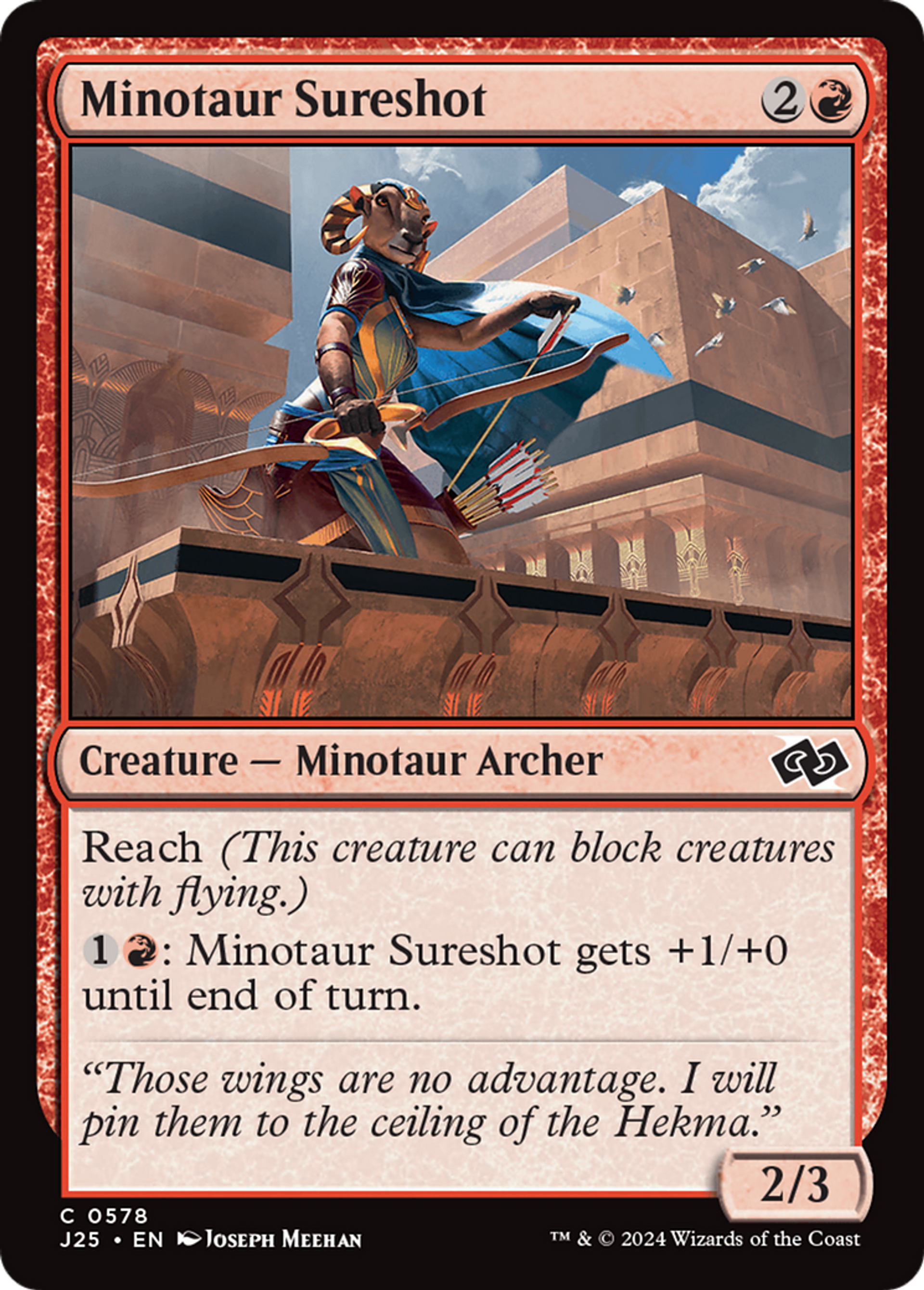 Minotaur Sureshot — Foundations Jumpstart — Magic: The Gathering