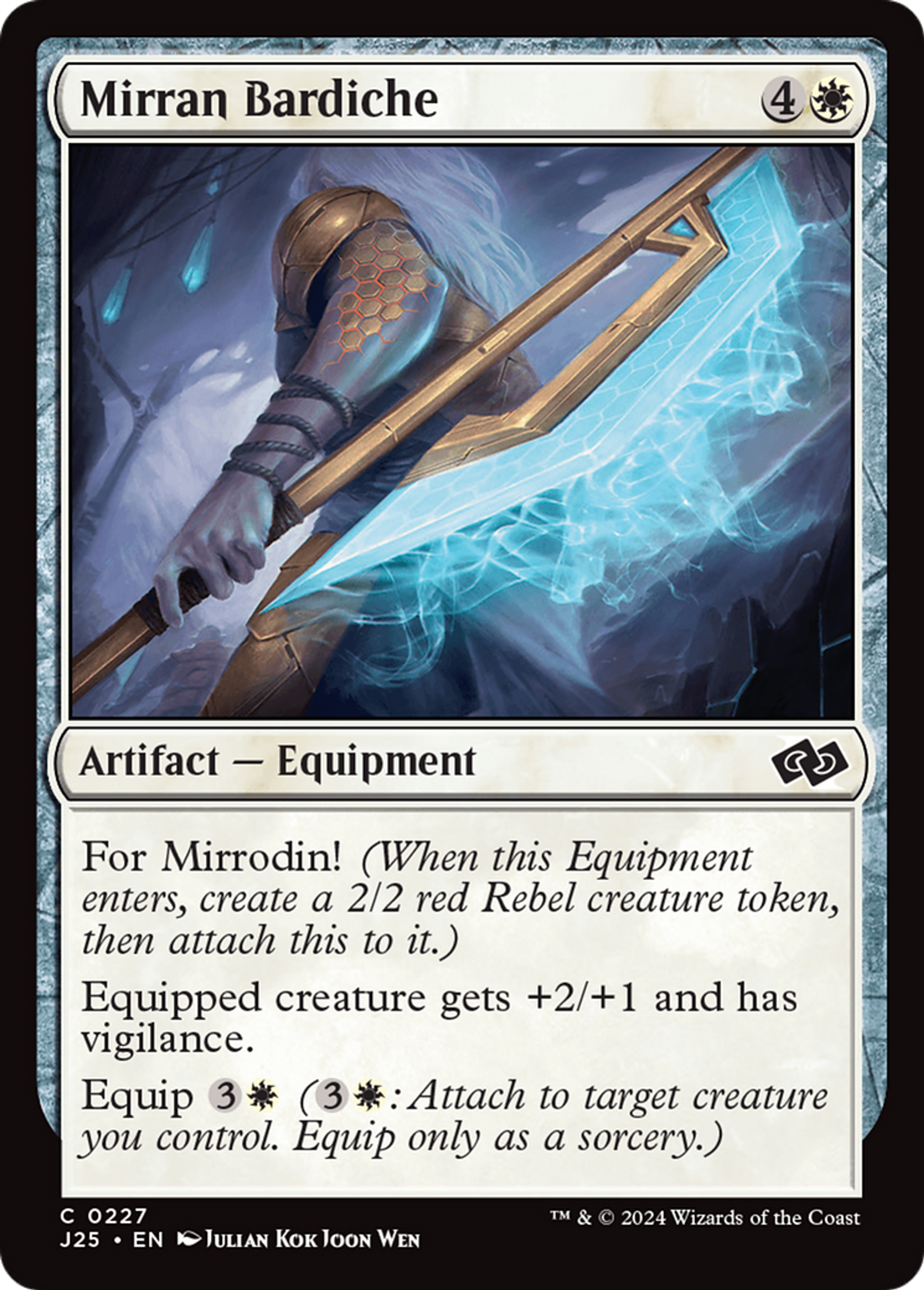 Mirran Bardiche — Foundations Jumpstart — Magic: The Gathering
