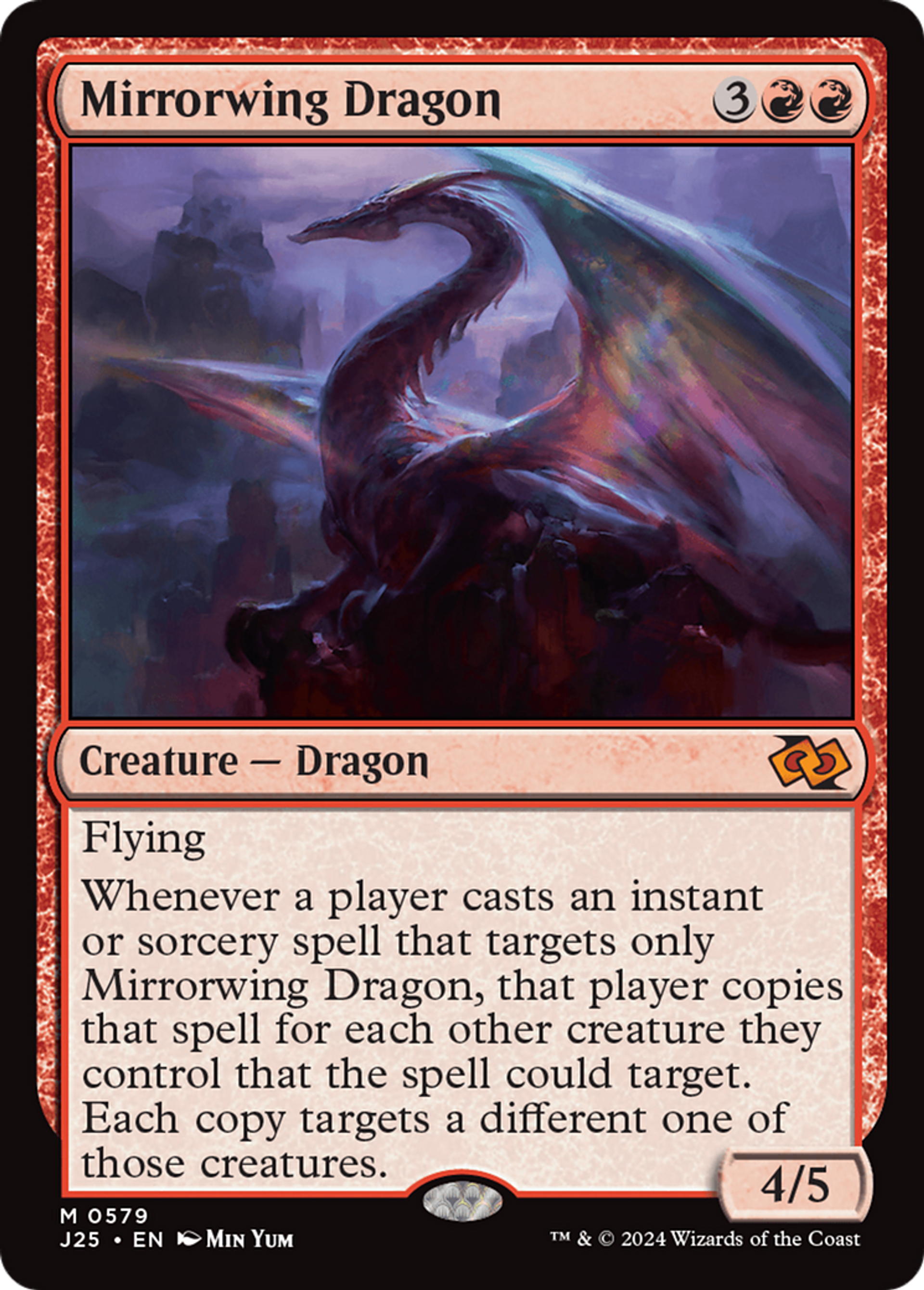 Dragon aux ailes-miroir — Foundations Jumpstart — Magic: The Gathering
