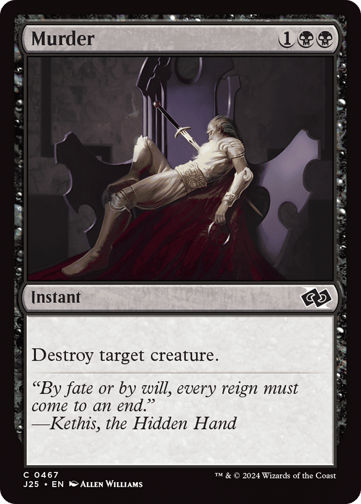 Murder — Foundations Jumpstart — Magic: The Gathering