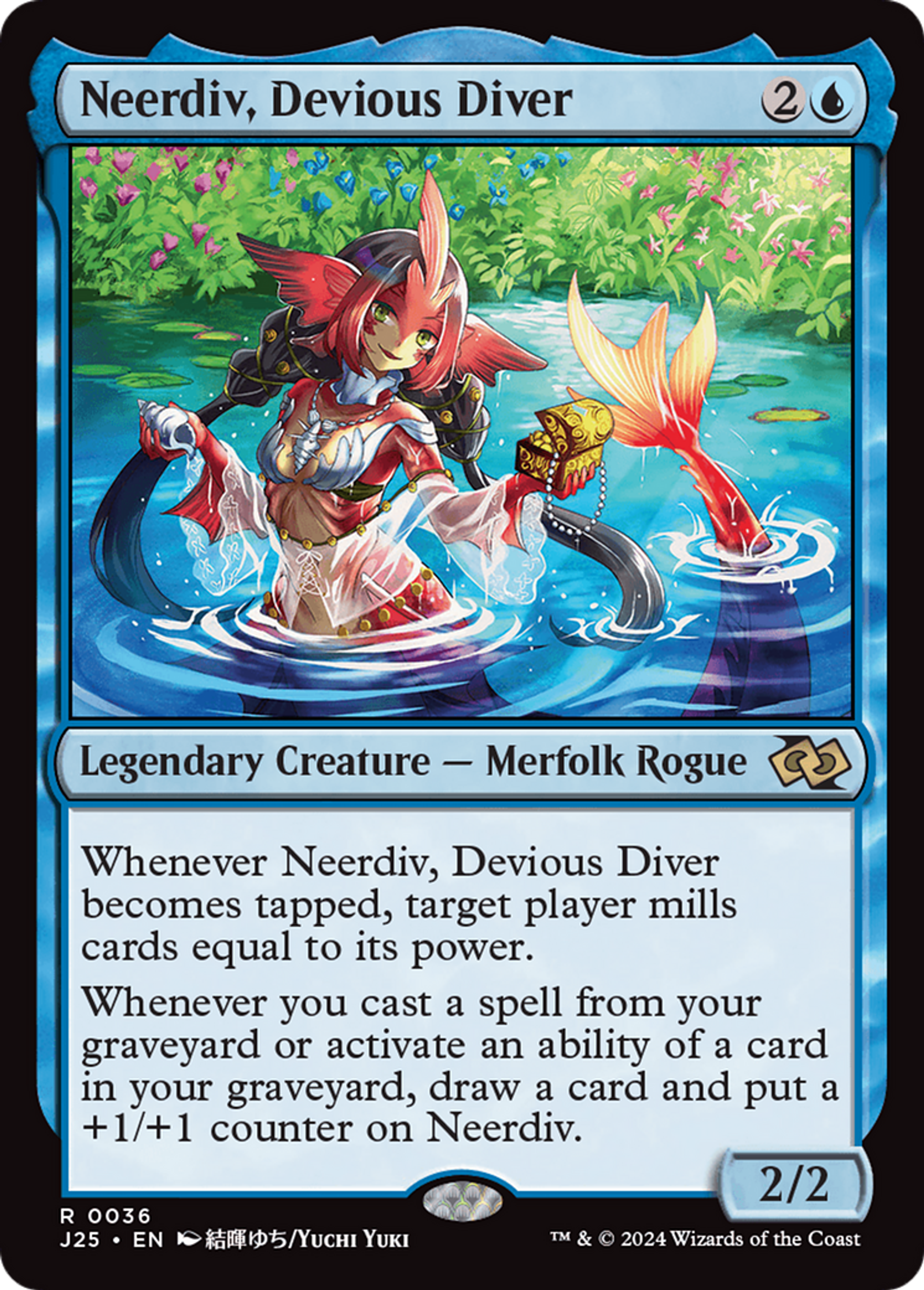 Neerdiv, Devious Diver — Foundations Jumpstart — Magic: The Gathering