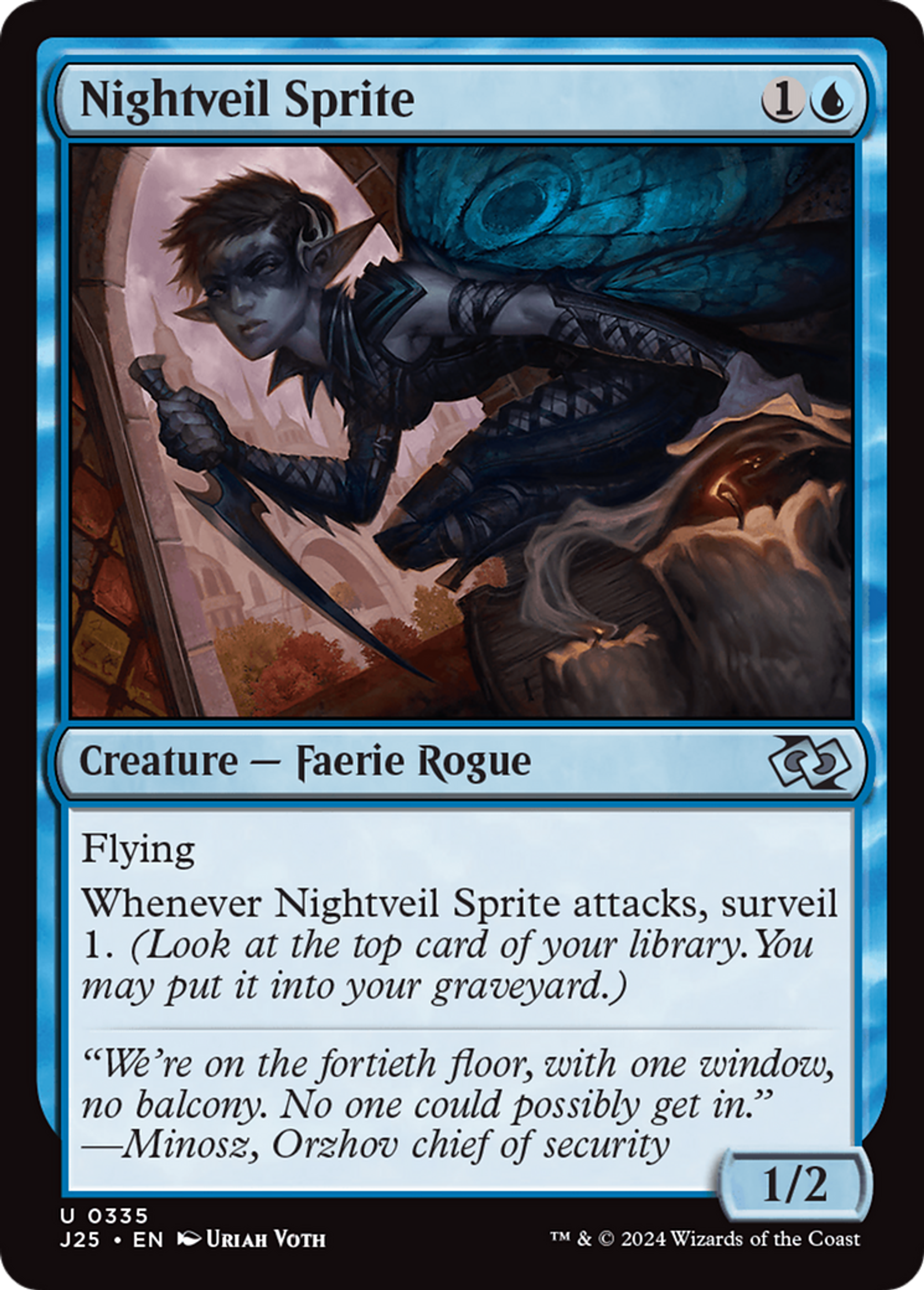 Nightveil Sprite — Foundations Jumpstart — Magic: The Gathering