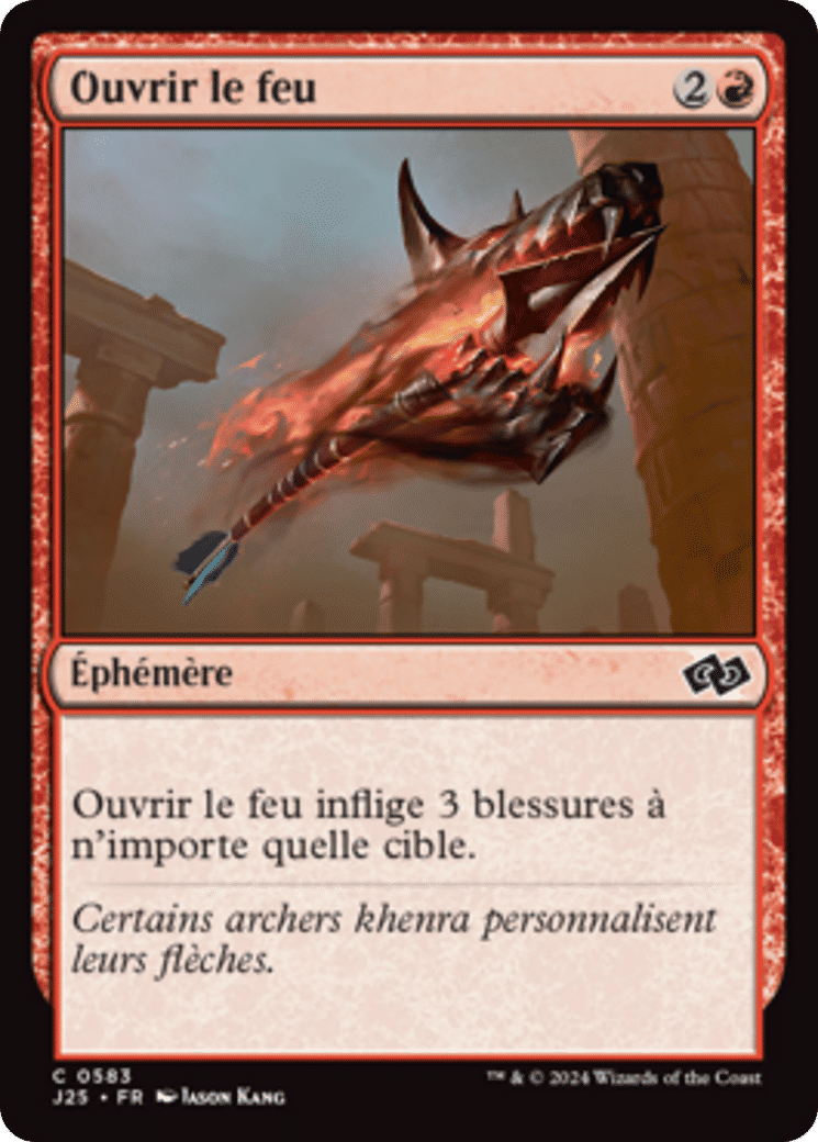 Ouvrir le feu — Foundations Jumpstart — Magic: The Gathering