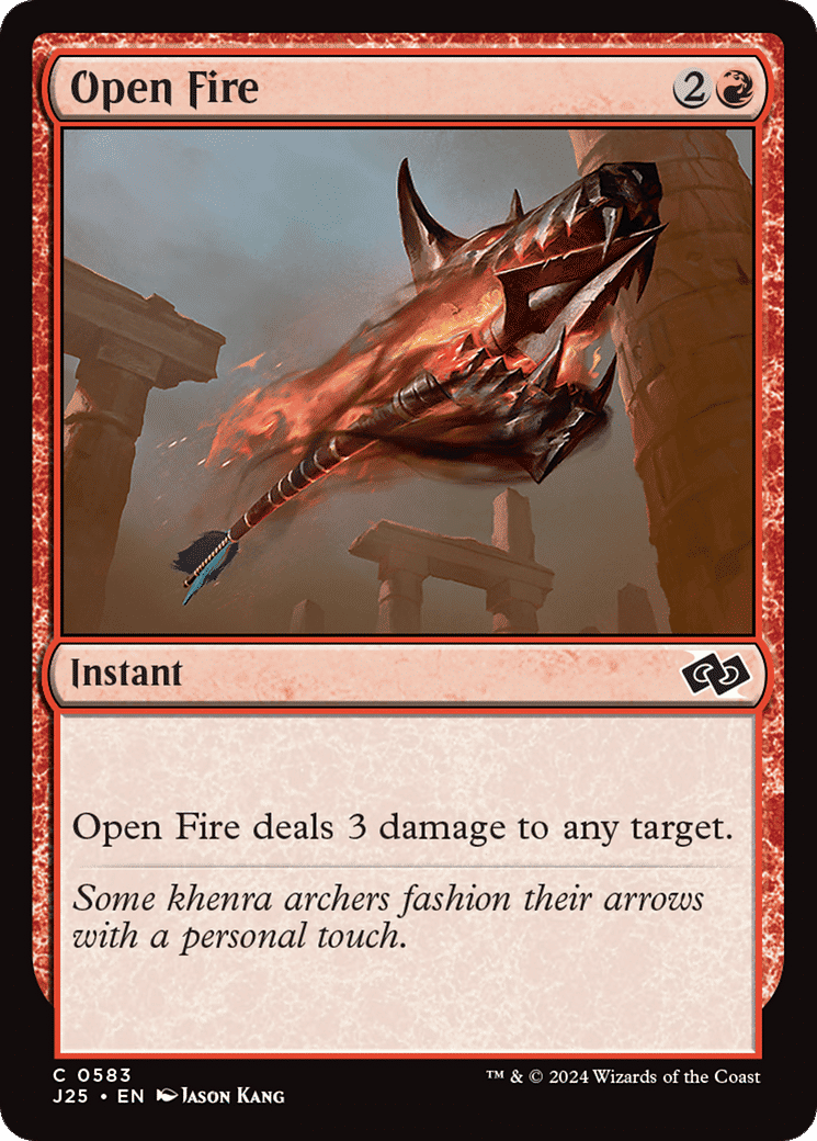 Open Fire — Foundations Jumpstart — Magic: The Gathering