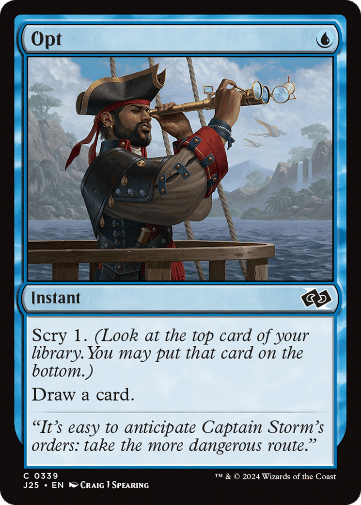 Opt — Foundations Jumpstart — Magic: The Gathering