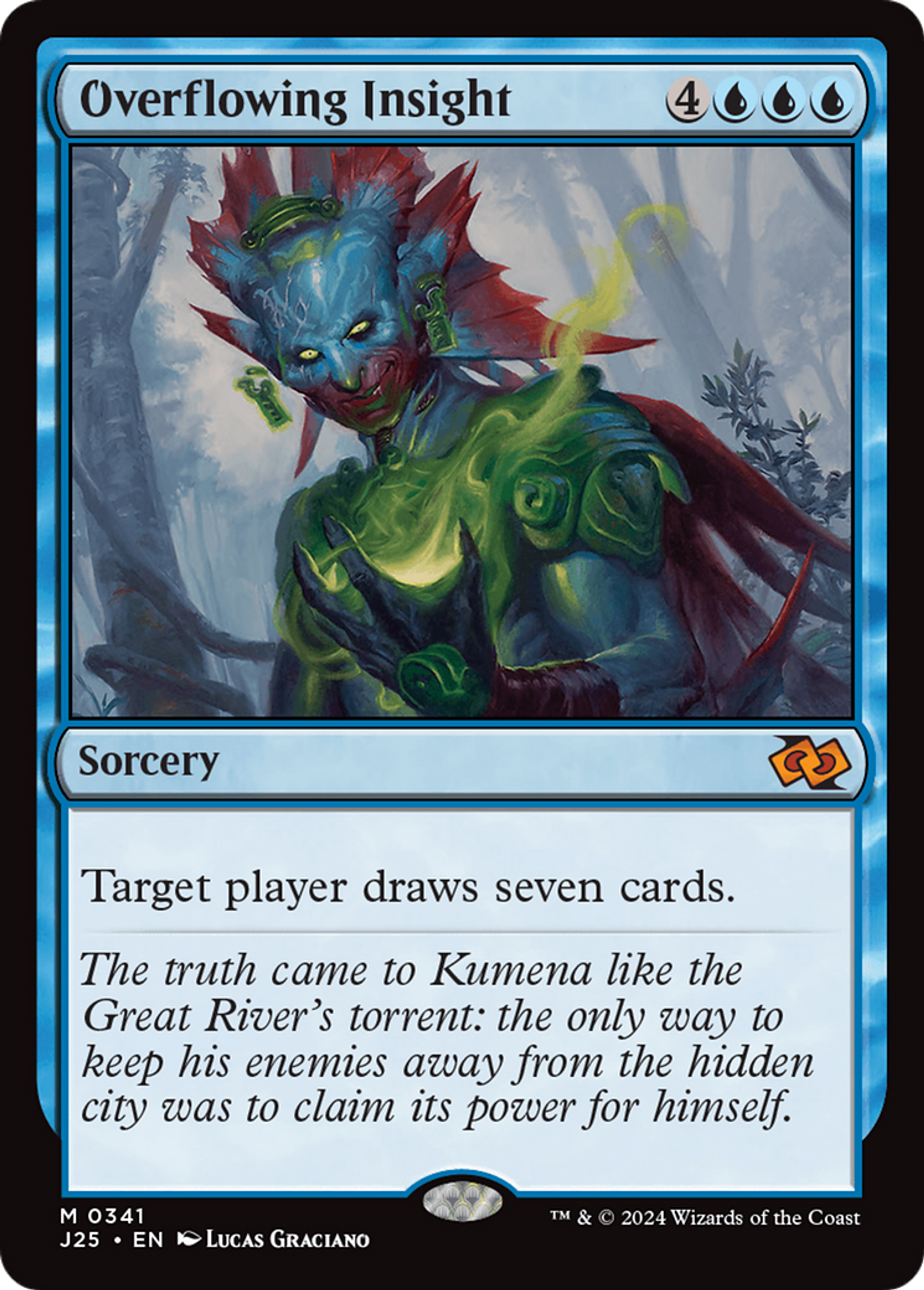Overflowing Insight — Foundations Jumpstart — Magic: The Gathering