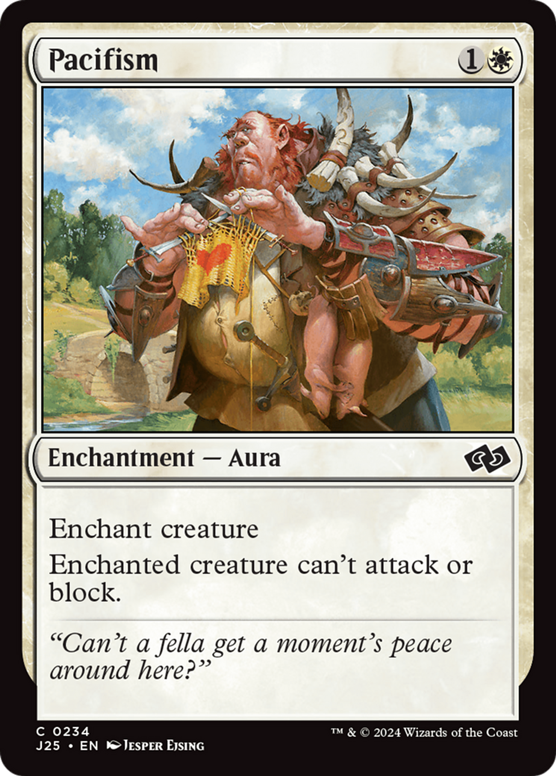 Pacifism — Foundations Jumpstart — Magic: The Gathering