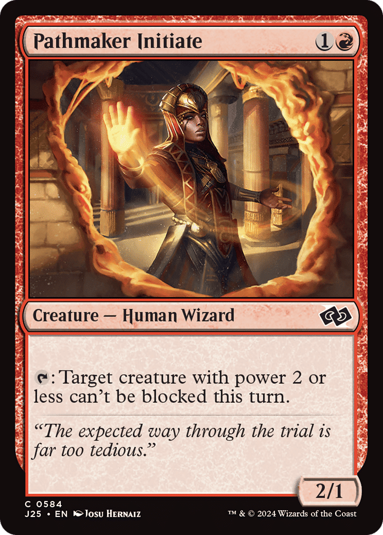 Pathmaker Initiate — Foundations Jumpstart — Magic: The Gathering