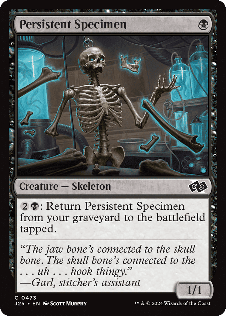 Persistent Specimen — Foundations Jumpstart — Magic: The Gathering
