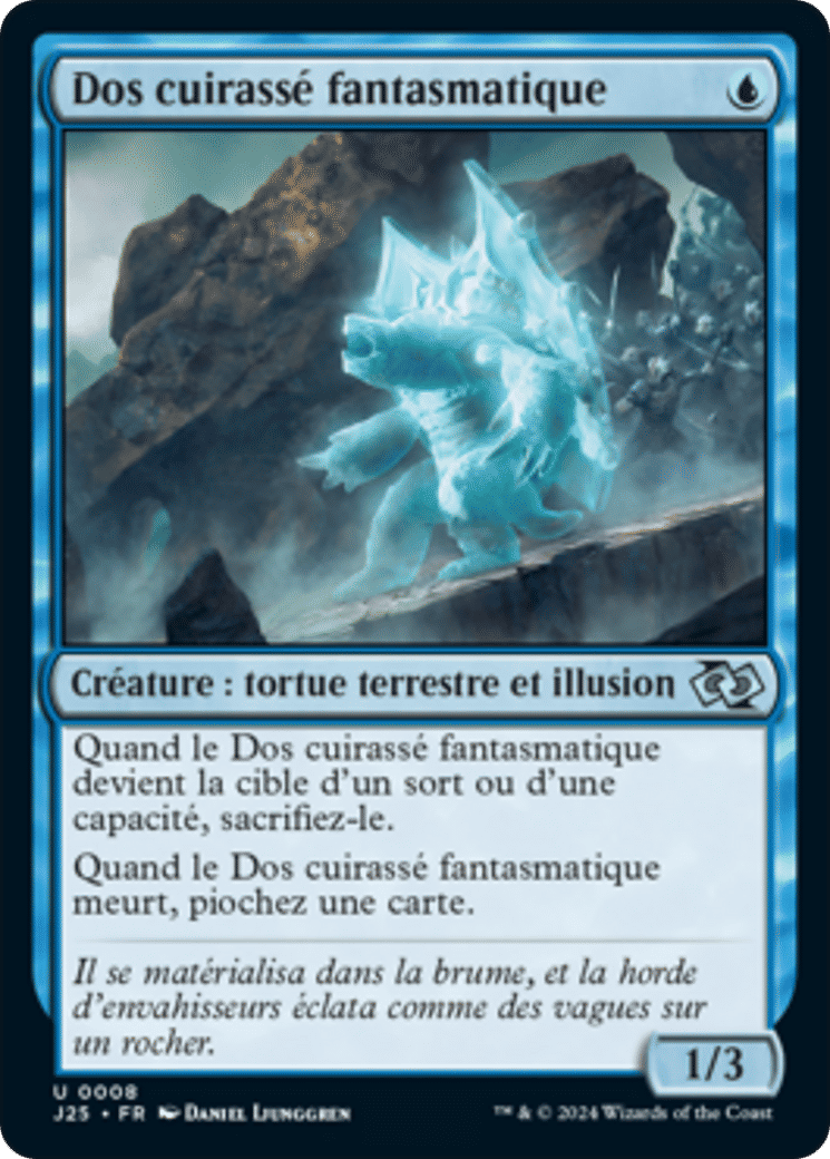Dos cuirassé fantasmatique — Foundations Jumpstart — Magic: The Gathering