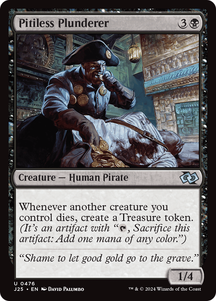 Pitiless Plunderer — Foundations Jumpstart — Magic: The Gathering