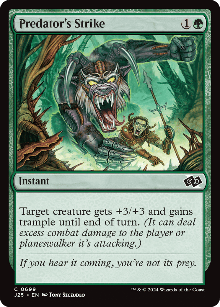 Predator's Strike — Foundations Jumpstart — Magic: The Gathering