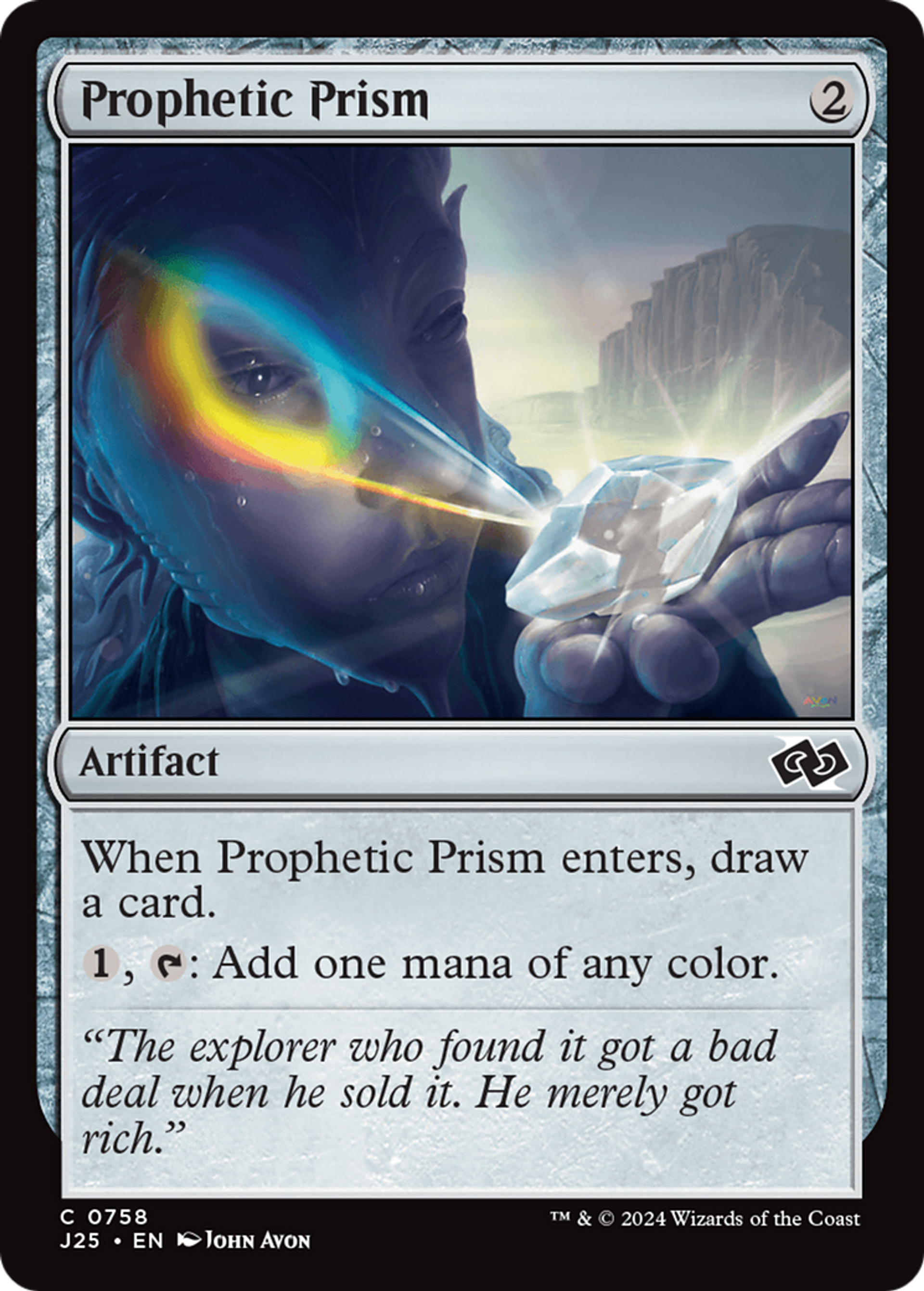 Prophetic Prism — Foundations Jumpstart — Magic: The Gathering