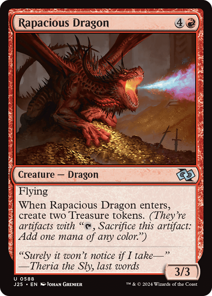 Rapacious Dragon — Foundations Jumpstart — Magic: The Gathering