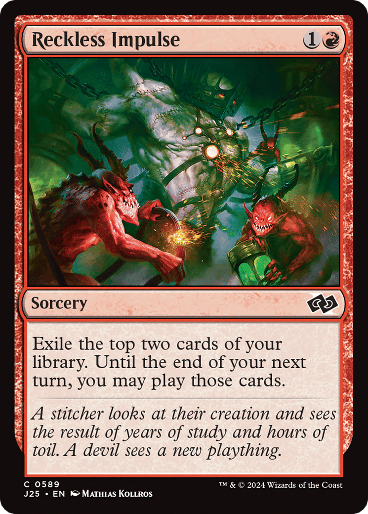 Reckless Impulse — Foundations Jumpstart — Magic: The Gathering