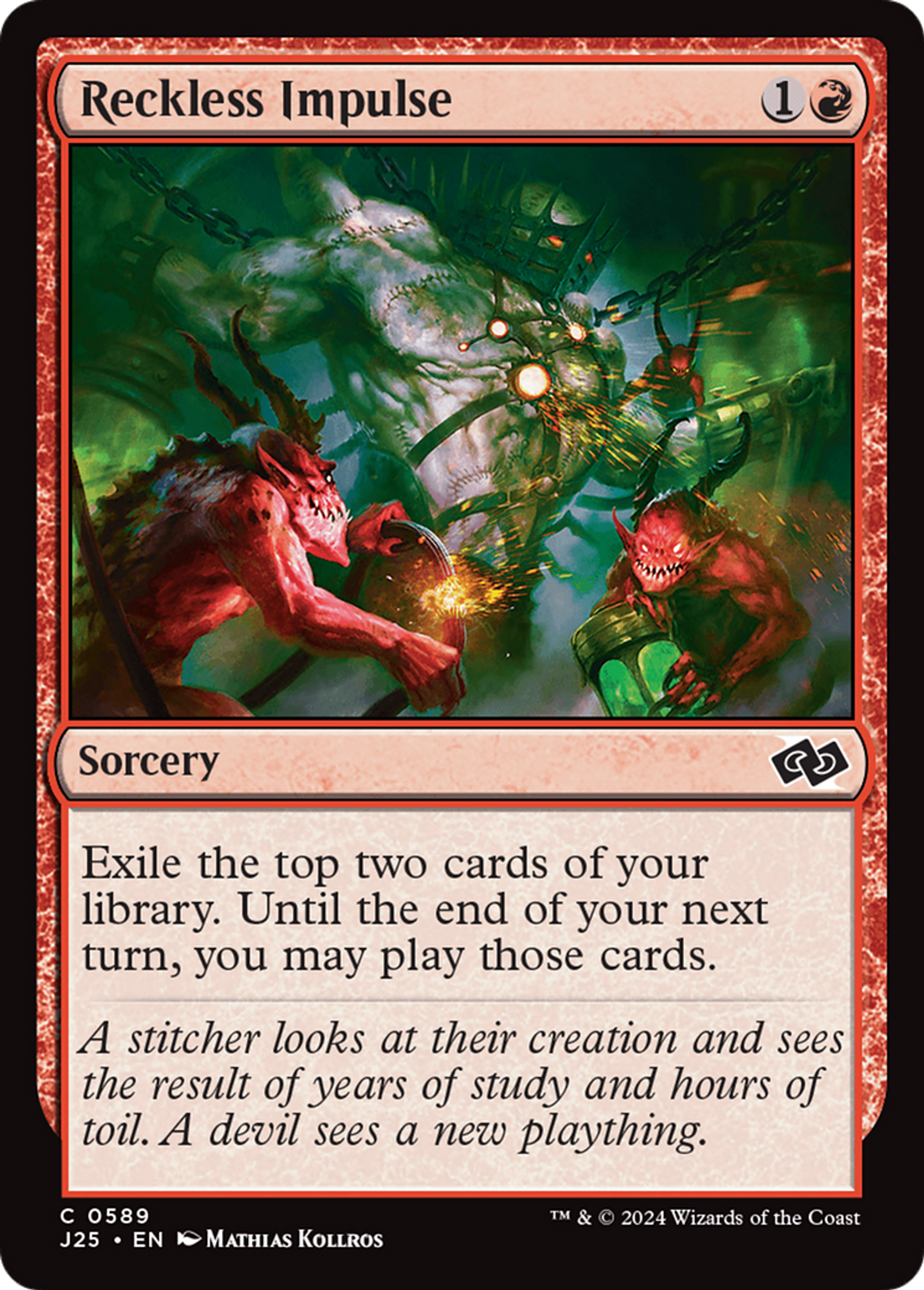 Reckless Impulse — Foundations Jumpstart — Magic: The Gathering