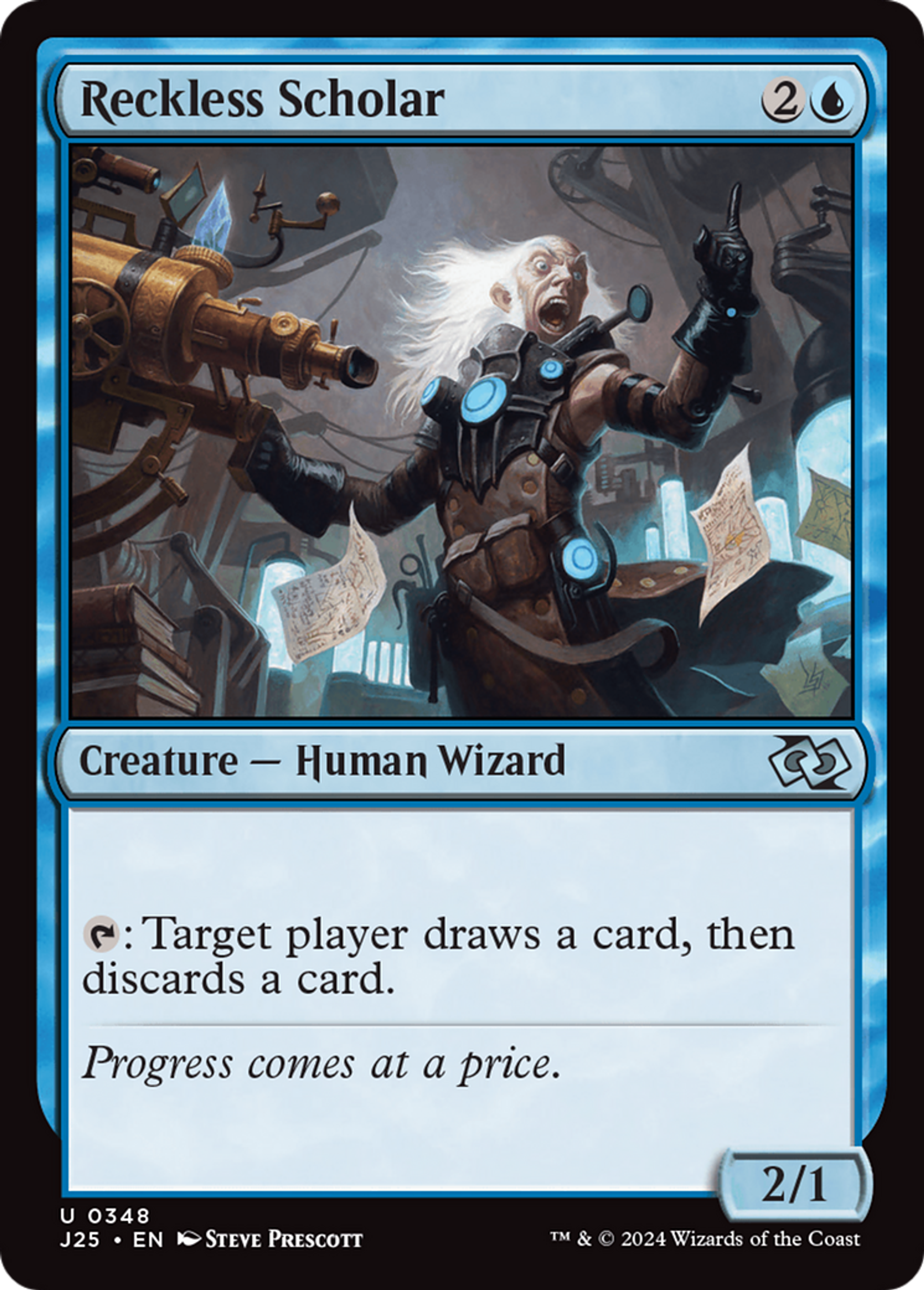 Reckless Scholar — Foundations Jumpstart — Magic: The Gathering