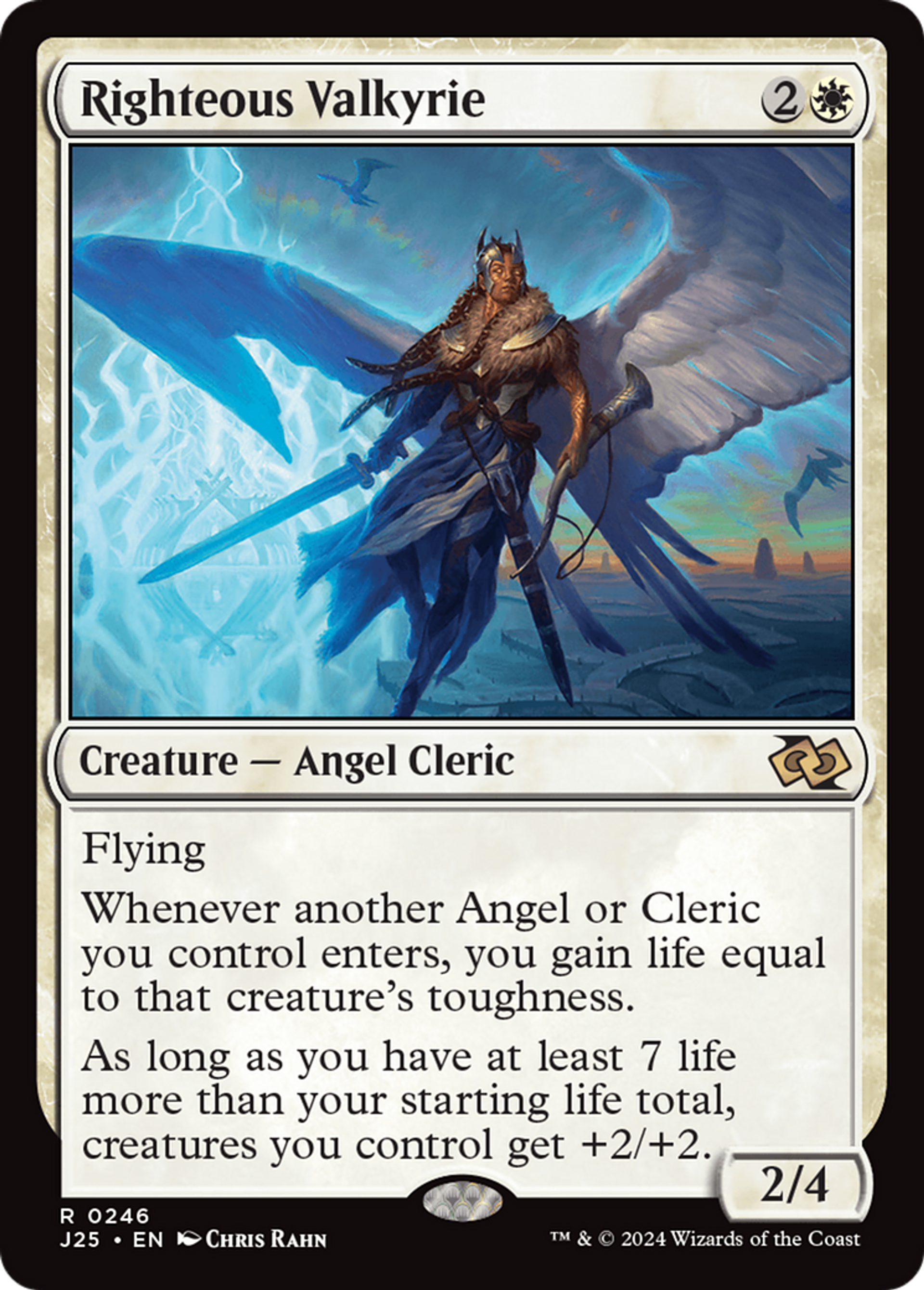 Righteous Valkyrie — Foundations Jumpstart — Magic: The Gathering