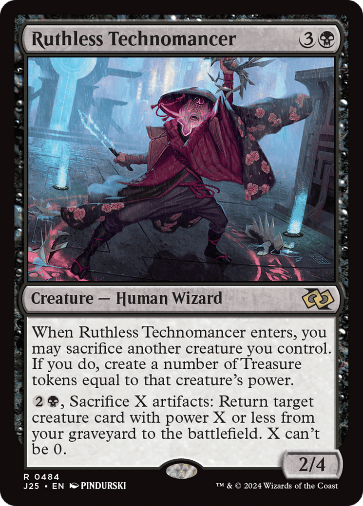 Ruthless Technomancer — Foundations Jumpstart — Magic: The Gathering