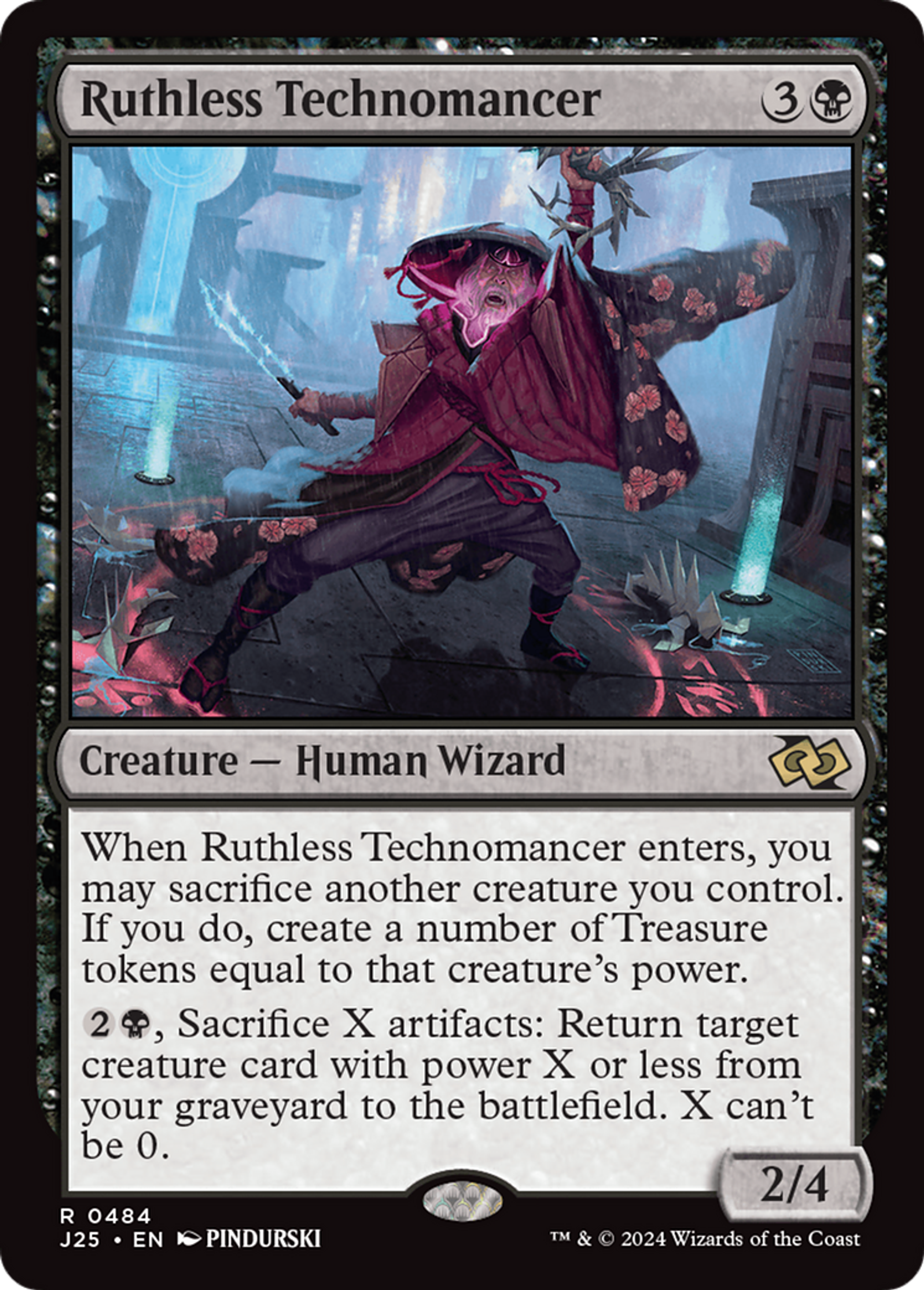 Ruthless Technomancer — Foundations Jumpstart — Magic: The Gathering