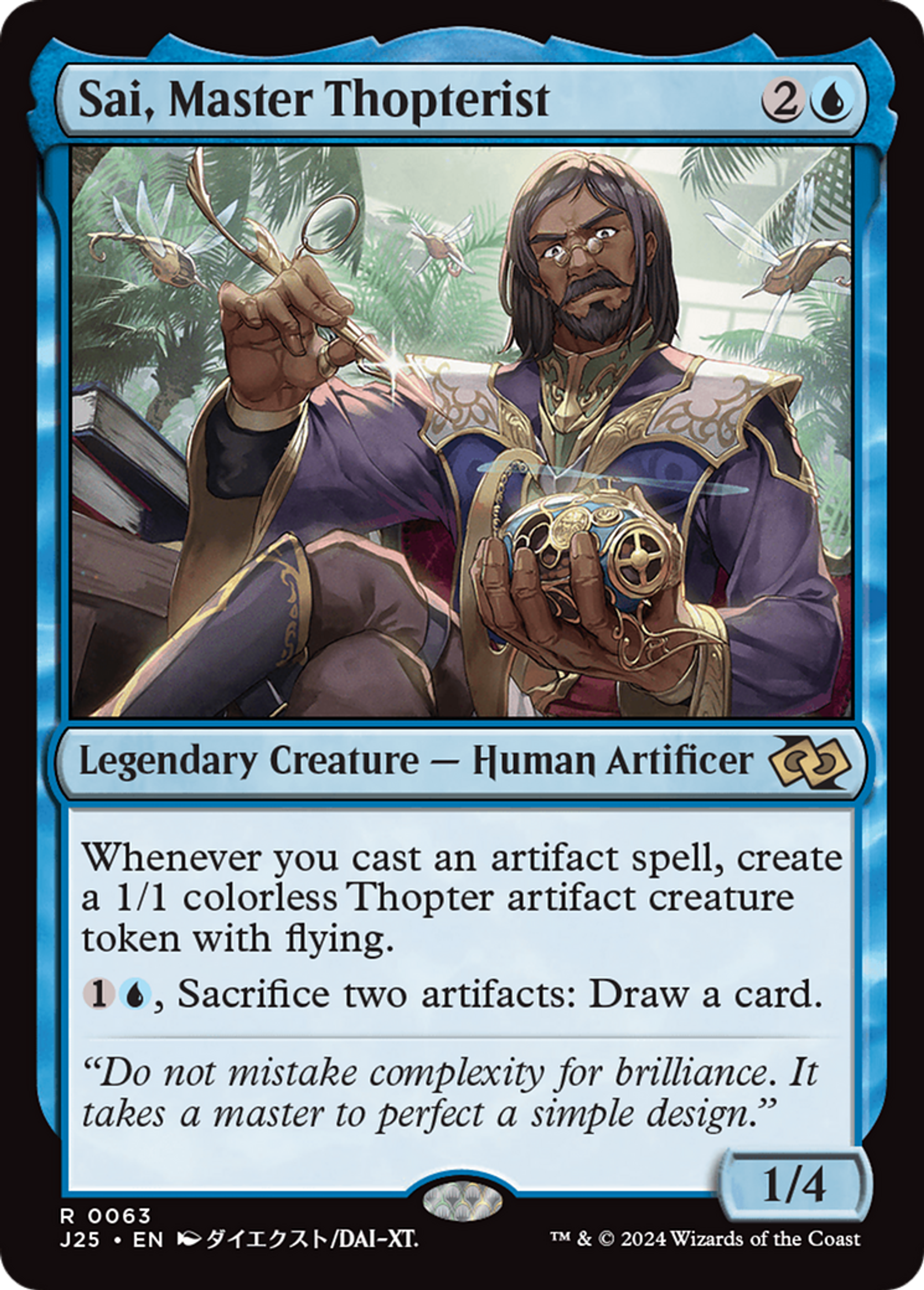 Sai, Master Thopterist — Foundations Jumpstart — Magic: The Gathering
