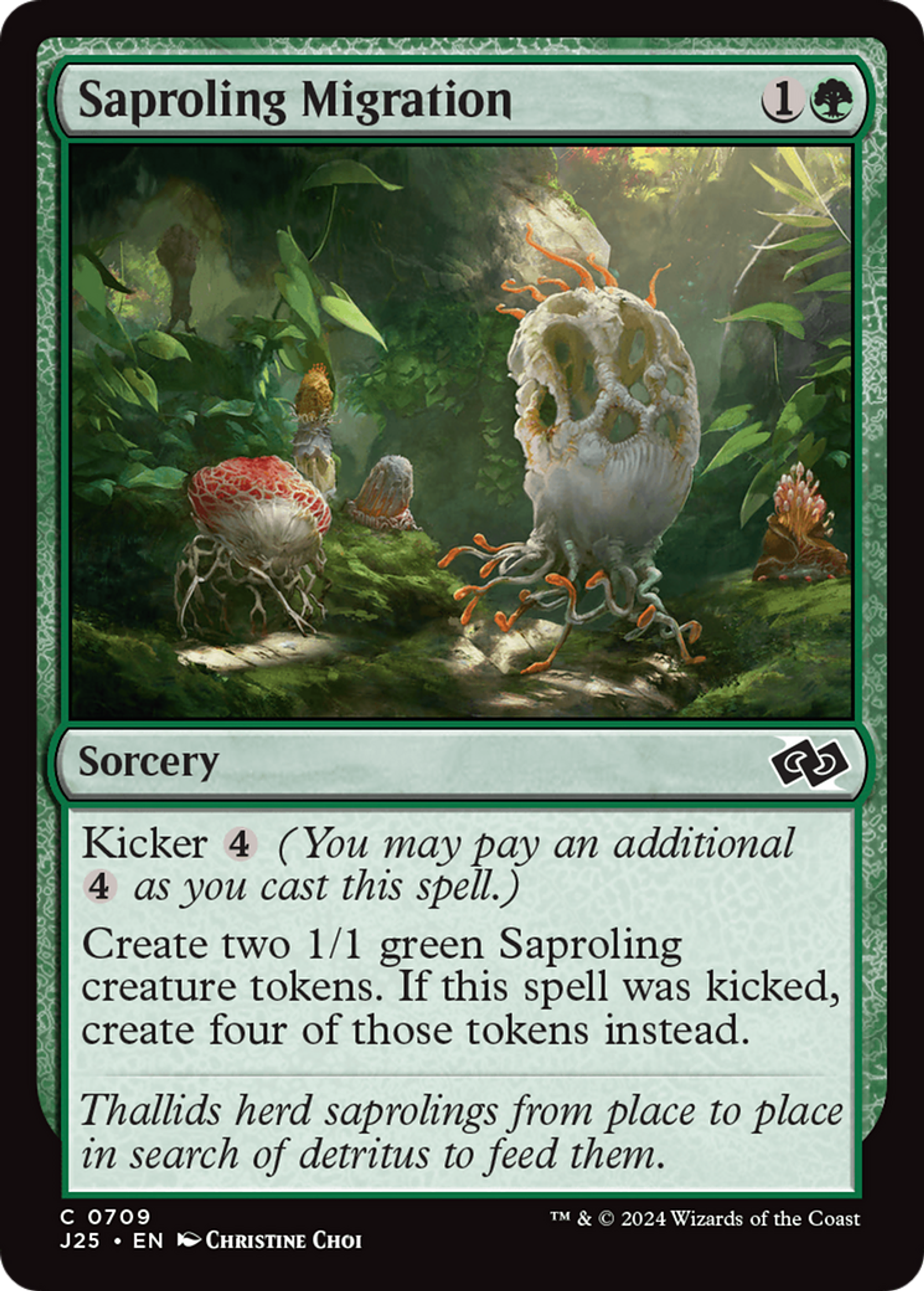 Saproling Migration — Foundations Jumpstart — Magic: The Gathering