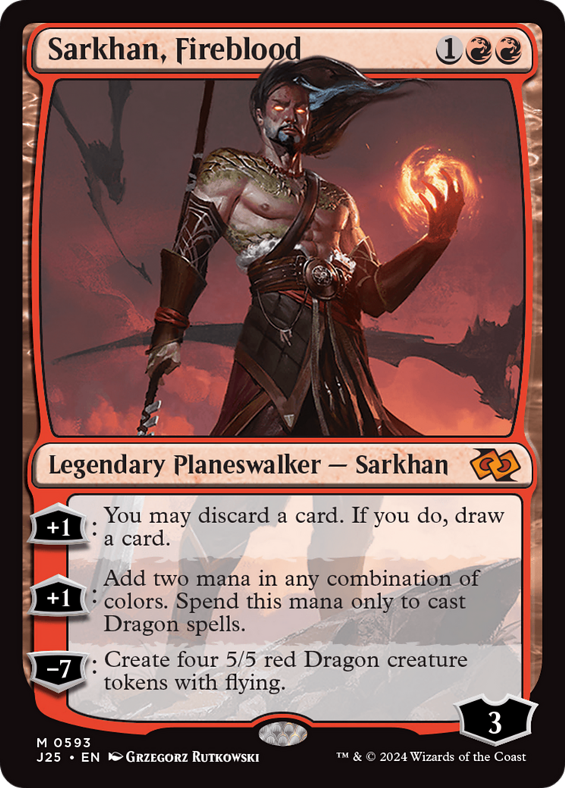 Sarkhan, Fireblood — Foundations Jumpstart — Magic: The Gathering