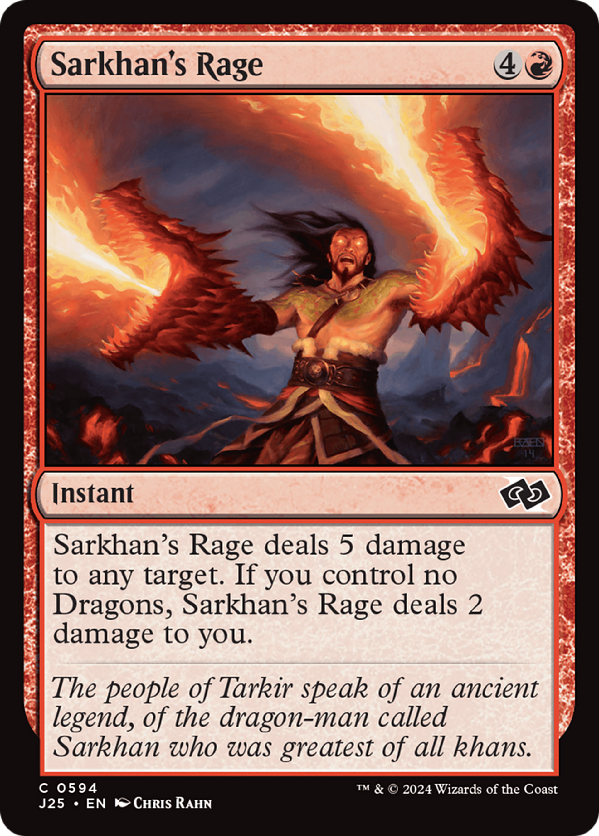 Sarkhan's Rage — Foundations Jumpstart — Magic: The Gathering