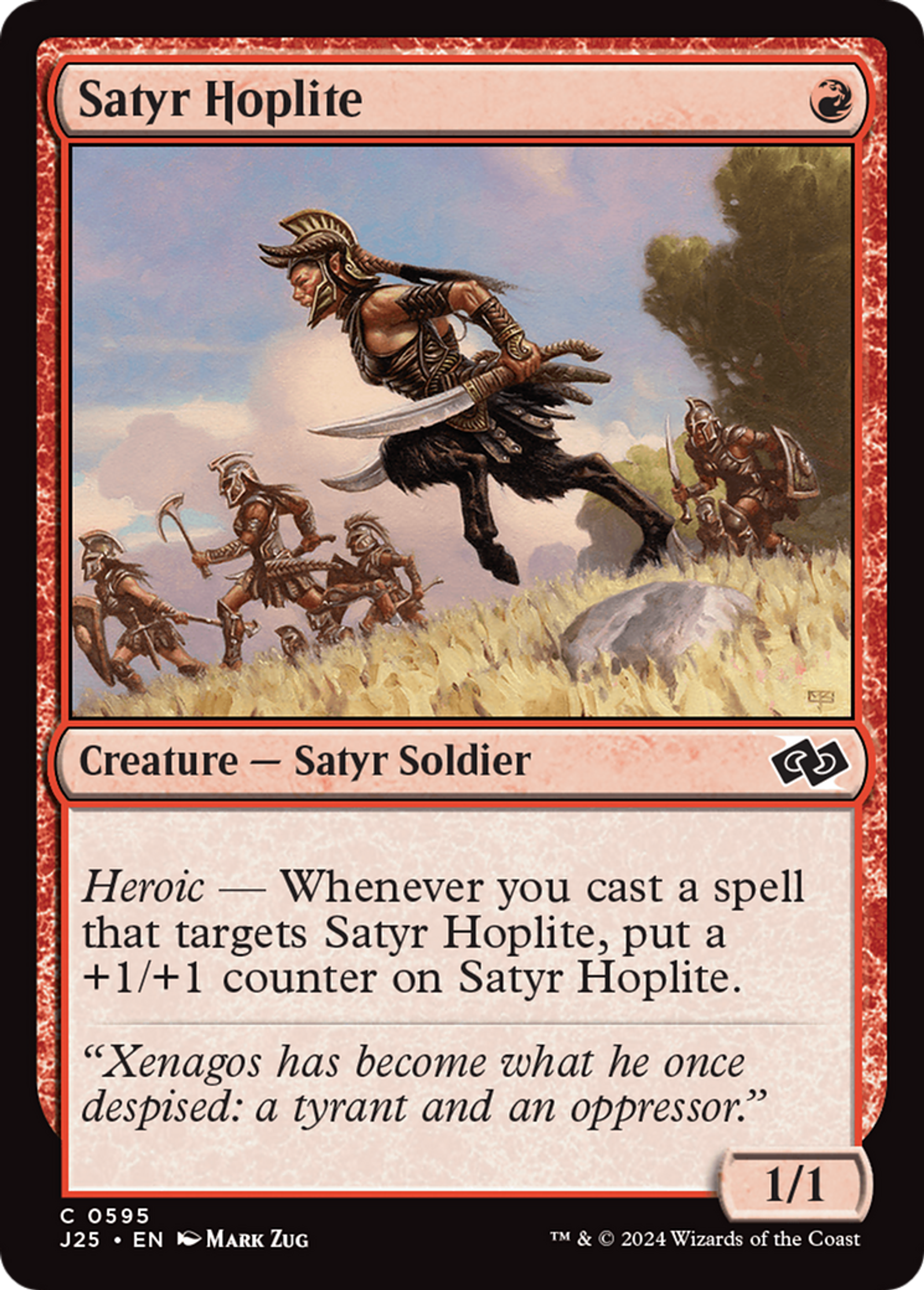 Satyr Hoplite — Foundations Jumpstart — Magic: The Gathering