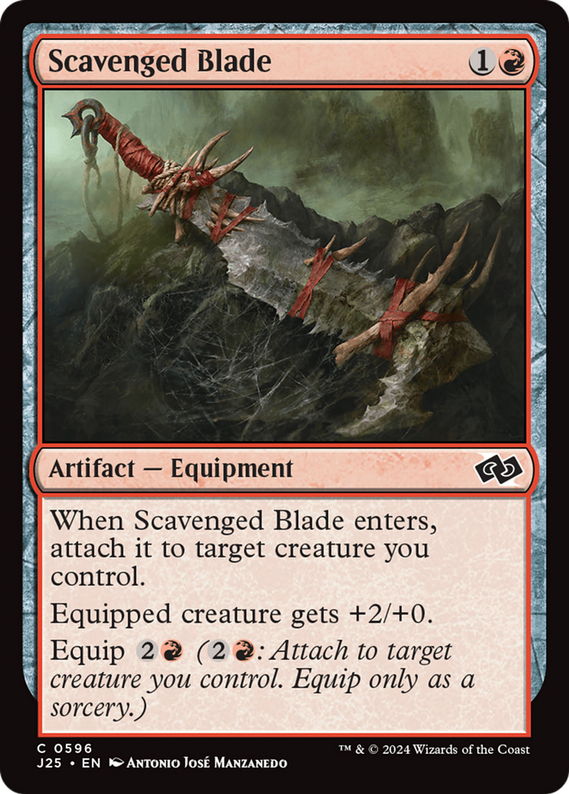 Scavenged Blade — Foundations Jumpstart — Magic: The Gathering