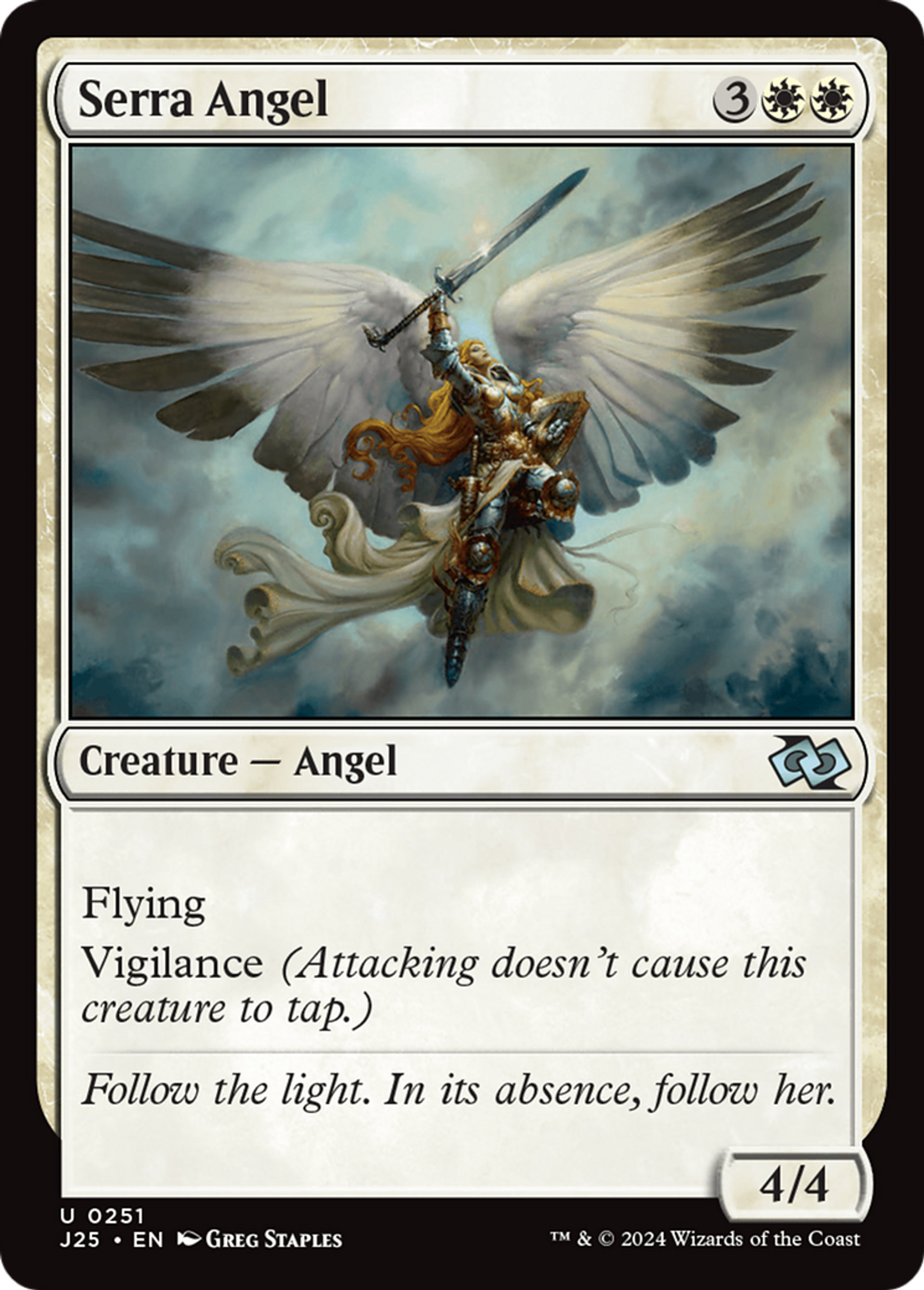 Serra Angel — Foundations Jumpstart — Magic: The Gathering