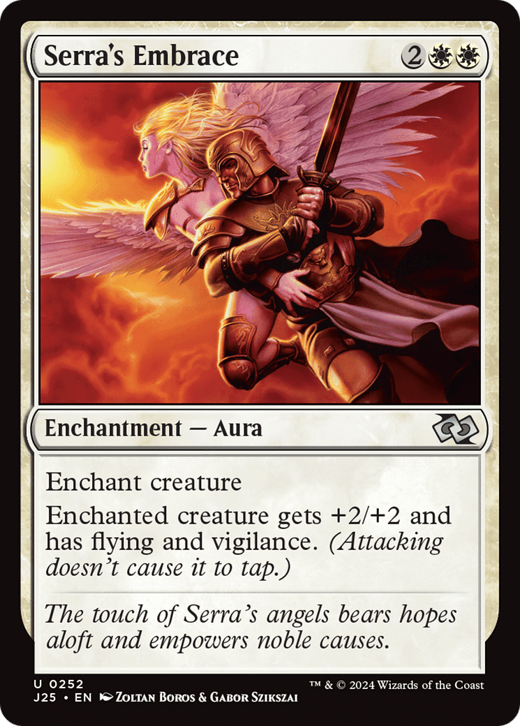 Serra's Embrace — Foundations Jumpstart — Magic: The Gathering