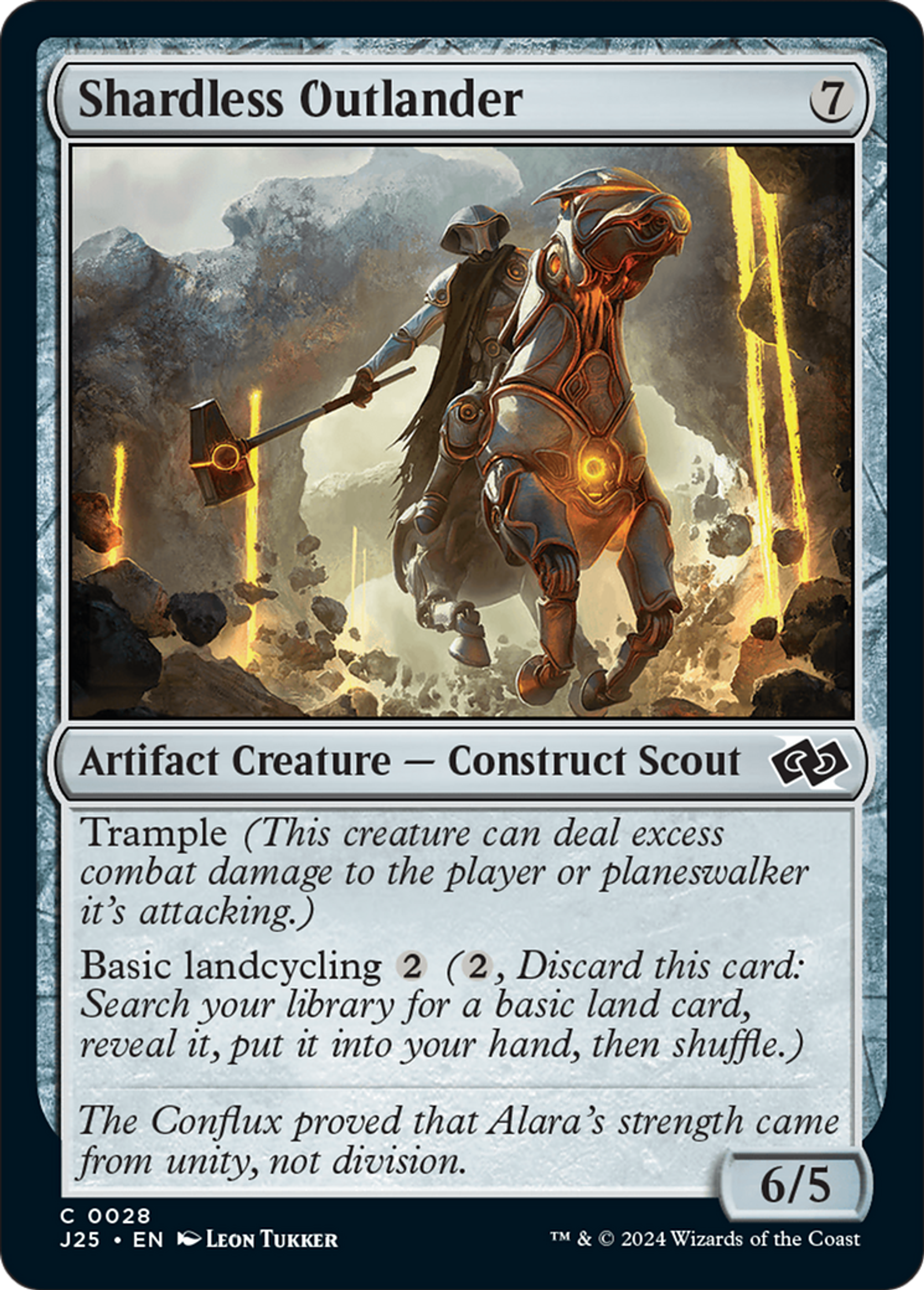 Shardless Outlander — Foundations Jumpstart — Magic: The Gathering