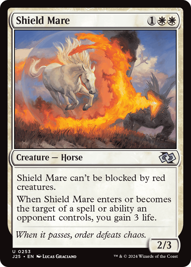 Shield Mare — Foundations Jumpstart — Magic: The Gathering