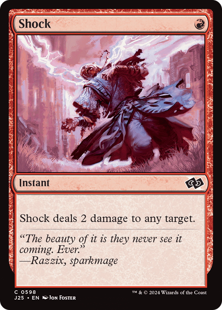 Shock — Foundations Jumpstart — Magic: The Gathering