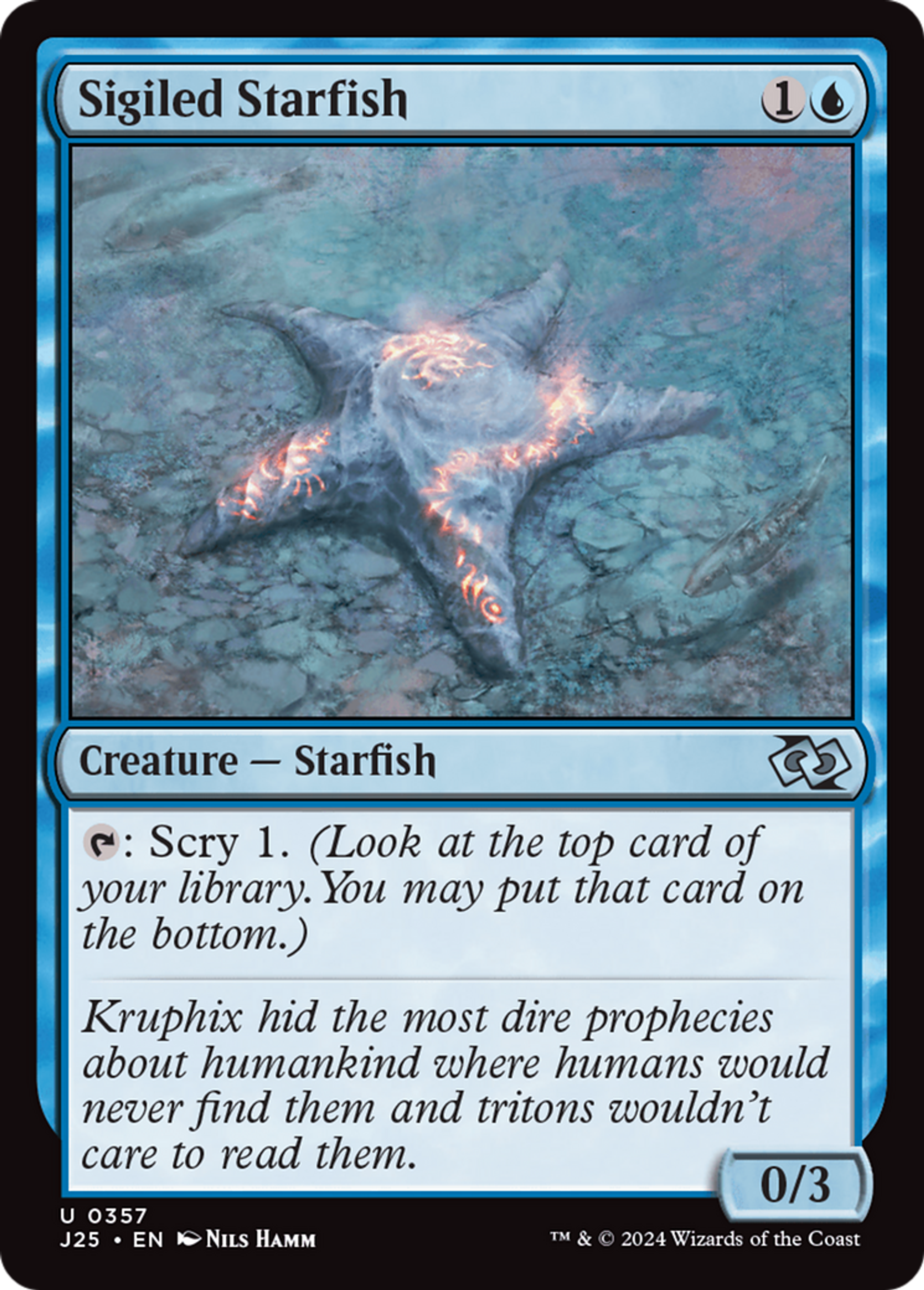 Sigiled Starfish — Foundations Jumpstart — Magic: The Gathering