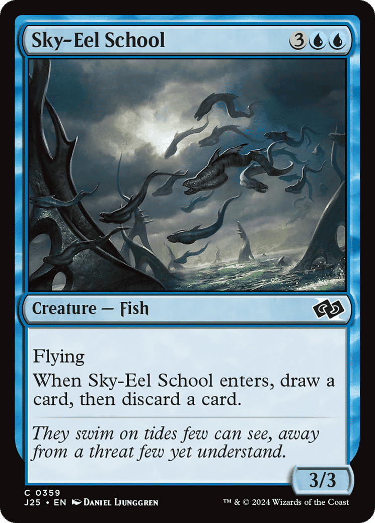 Sky-Eel School — Foundations Jumpstart — Magic: The Gathering