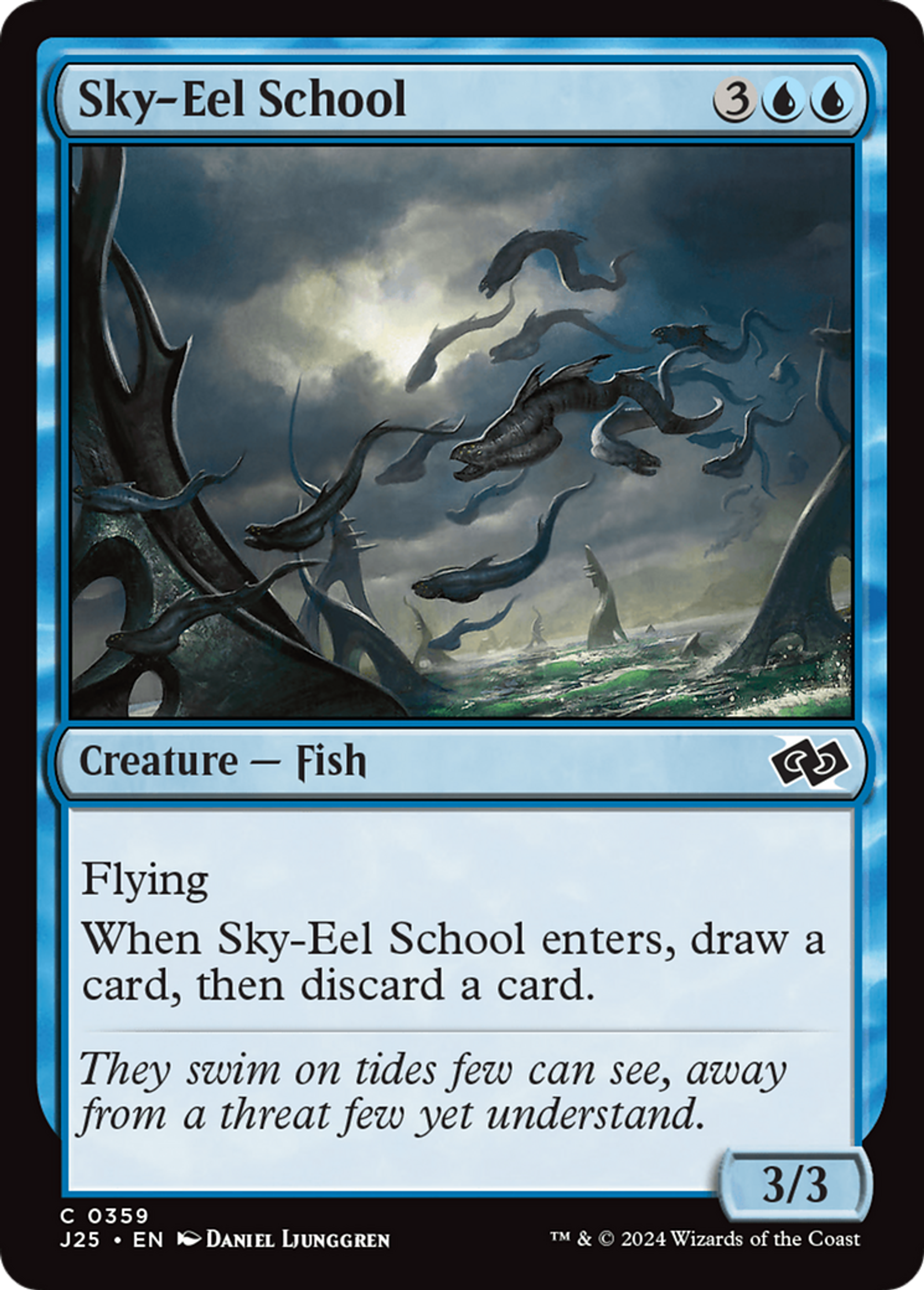 Sky-Eel School — Foundations Jumpstart — Magic: The Gathering