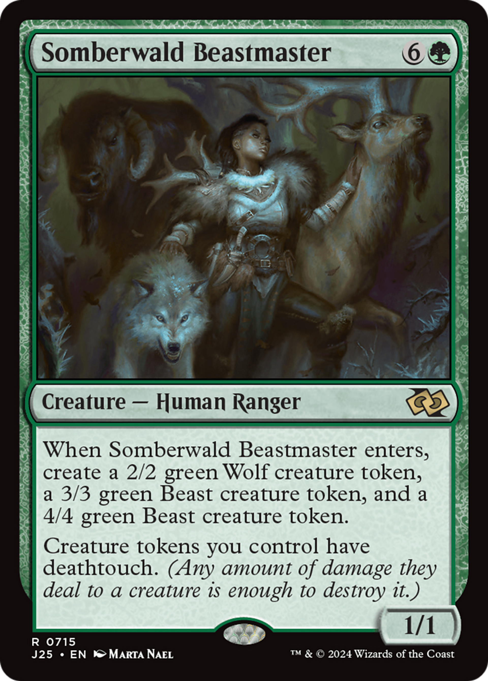 Somberwald Beastmaster — Foundations Jumpstart — Magic: The Gathering