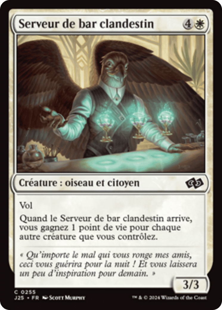 Serveur de bar clandestin — Foundations Jumpstart — Magic: The Gathering