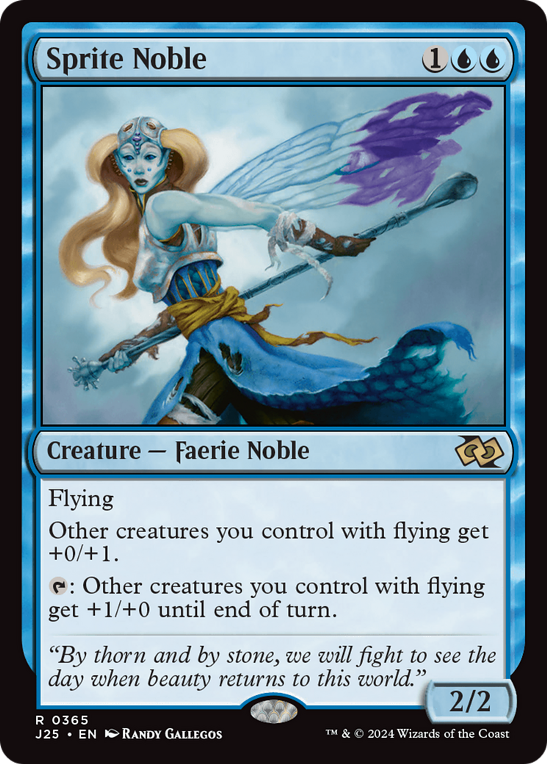 Sprite Noble — Foundations Jumpstart — Magic: The Gathering